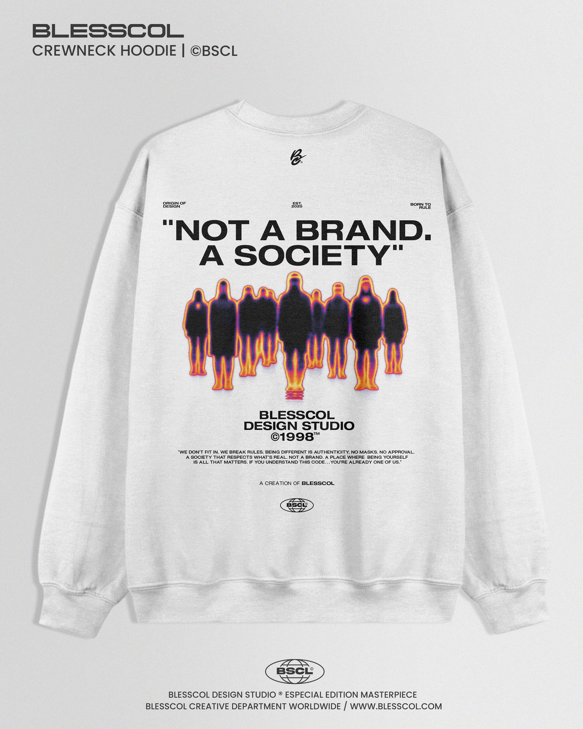 CREWNECK HOODIE NOT A BRAND EDITION
