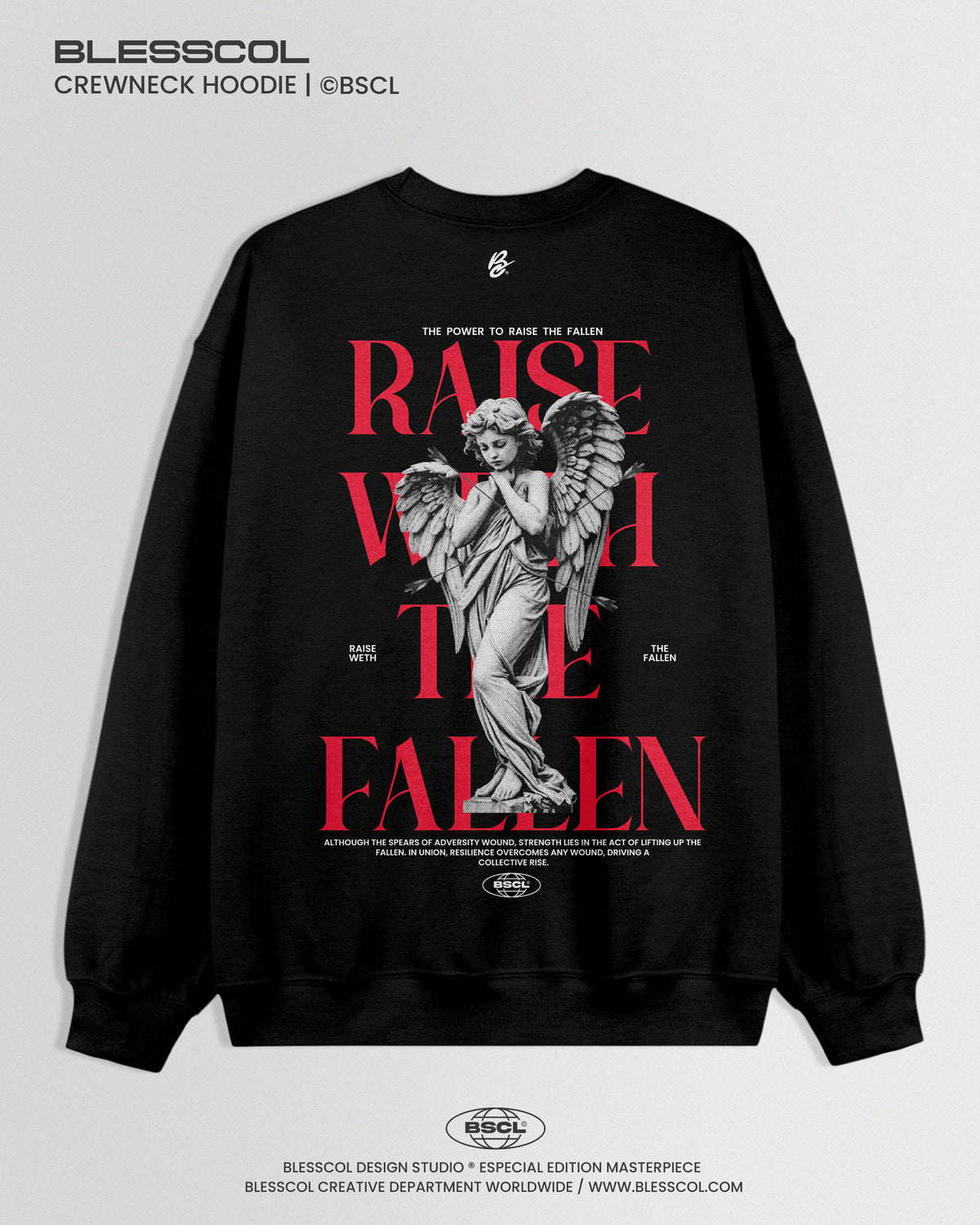 CREWNECK HOODIE  RAISE WETH THE FALLEN