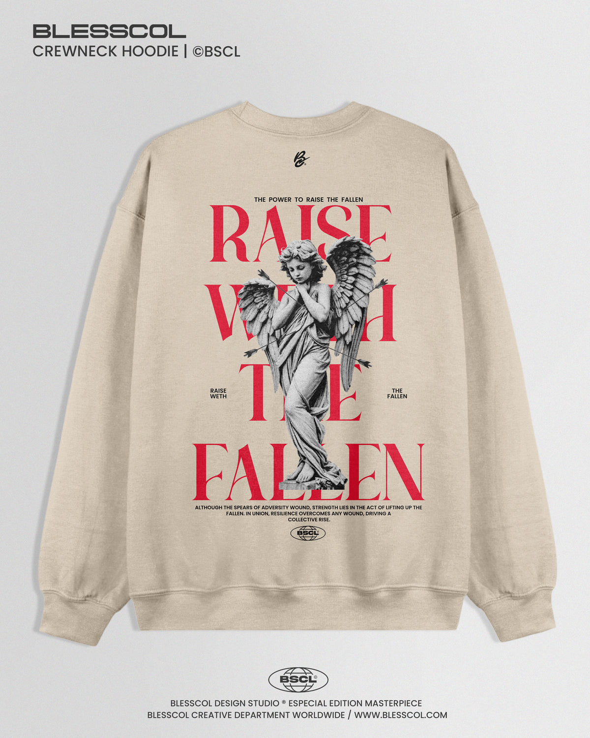 CREWNECK HOODIE  RAISE WETH THE FALLEN
