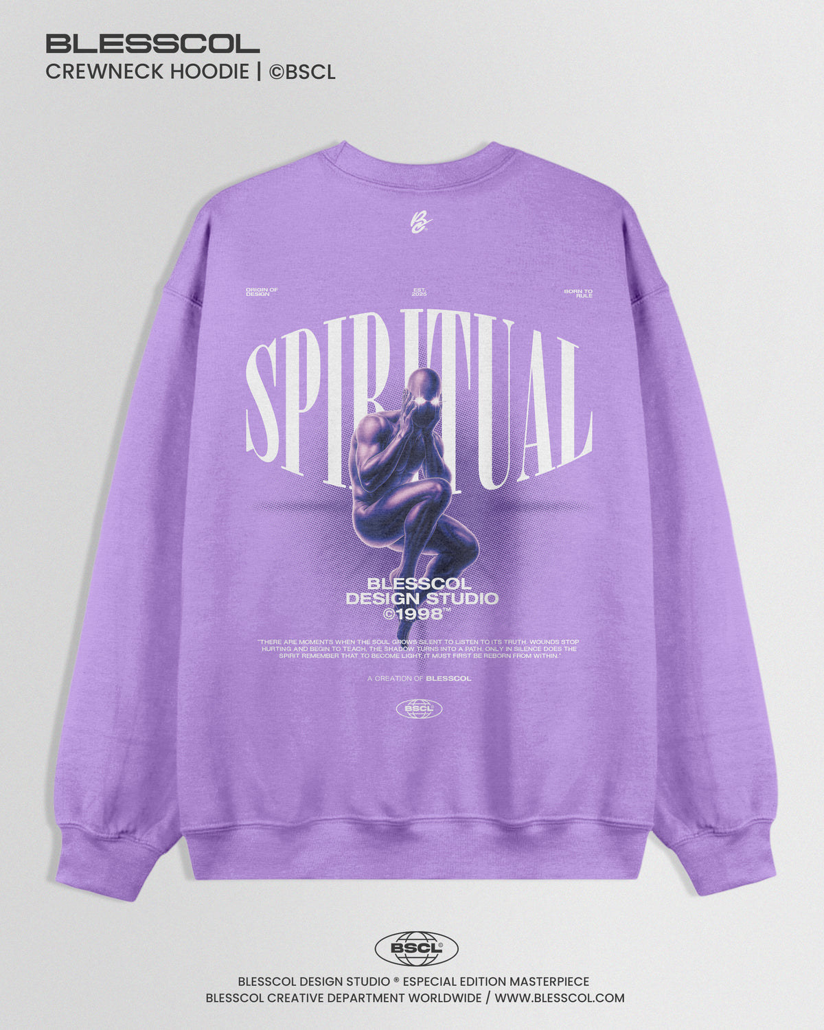 CREWNECK HOODIE SPIRITUAL DESIGN
