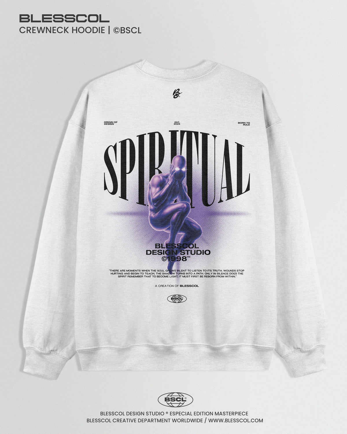CREWNECK HOODIE SPIRITUAL DESIGN