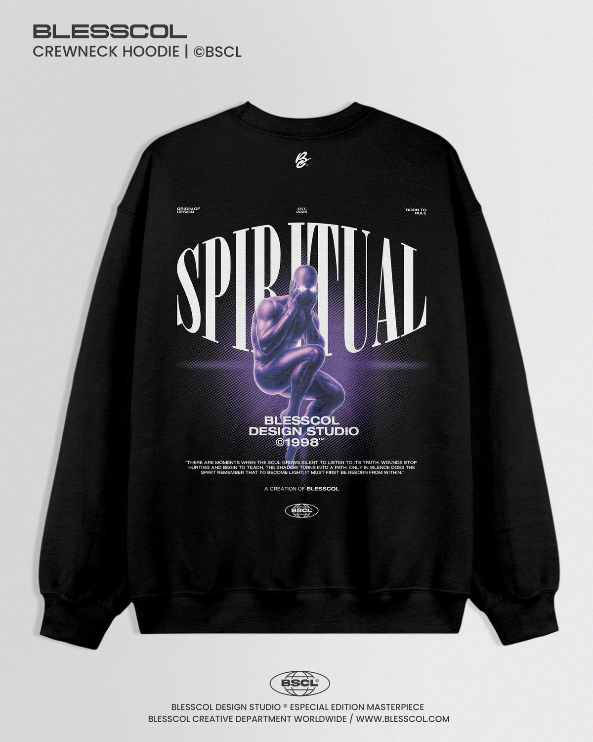 CREWNECK HOODIE SPIRITUAL DESIGN