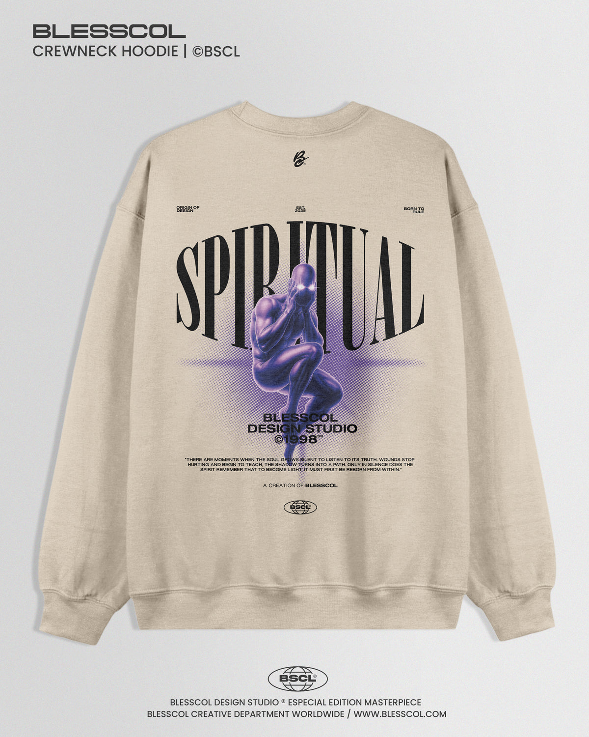 CREWNECK HOODIE SPIRITUAL DESIGN