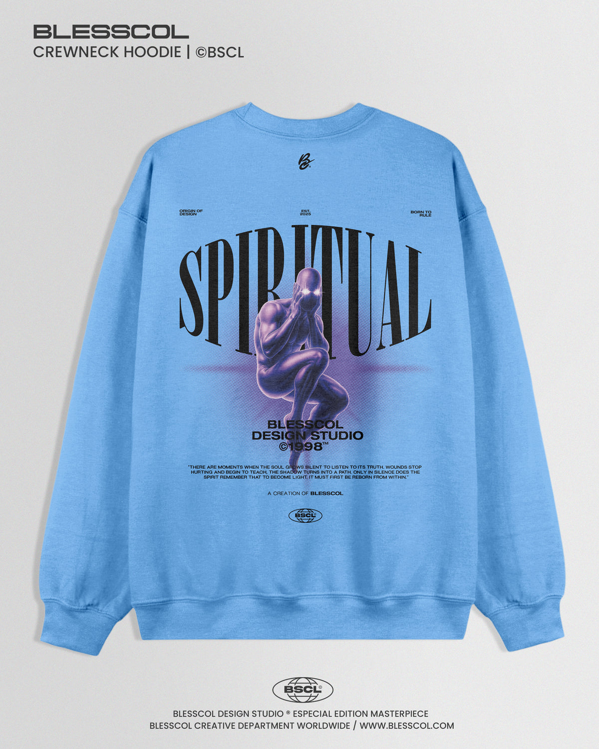 CREWNECK HOODIE SPIRITUAL DESIGN