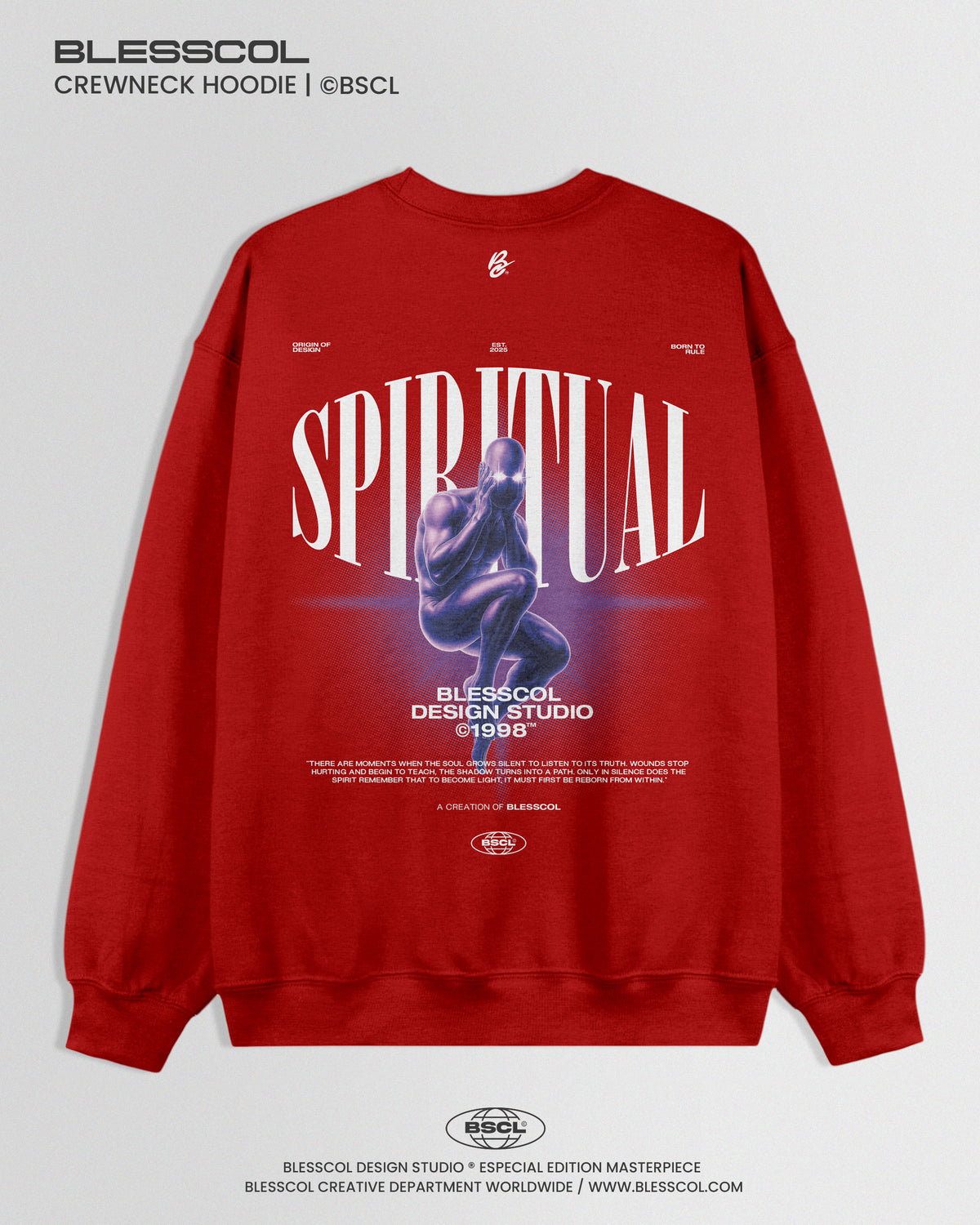 CREWNECK HOODIE SPIRITUAL DESIGN