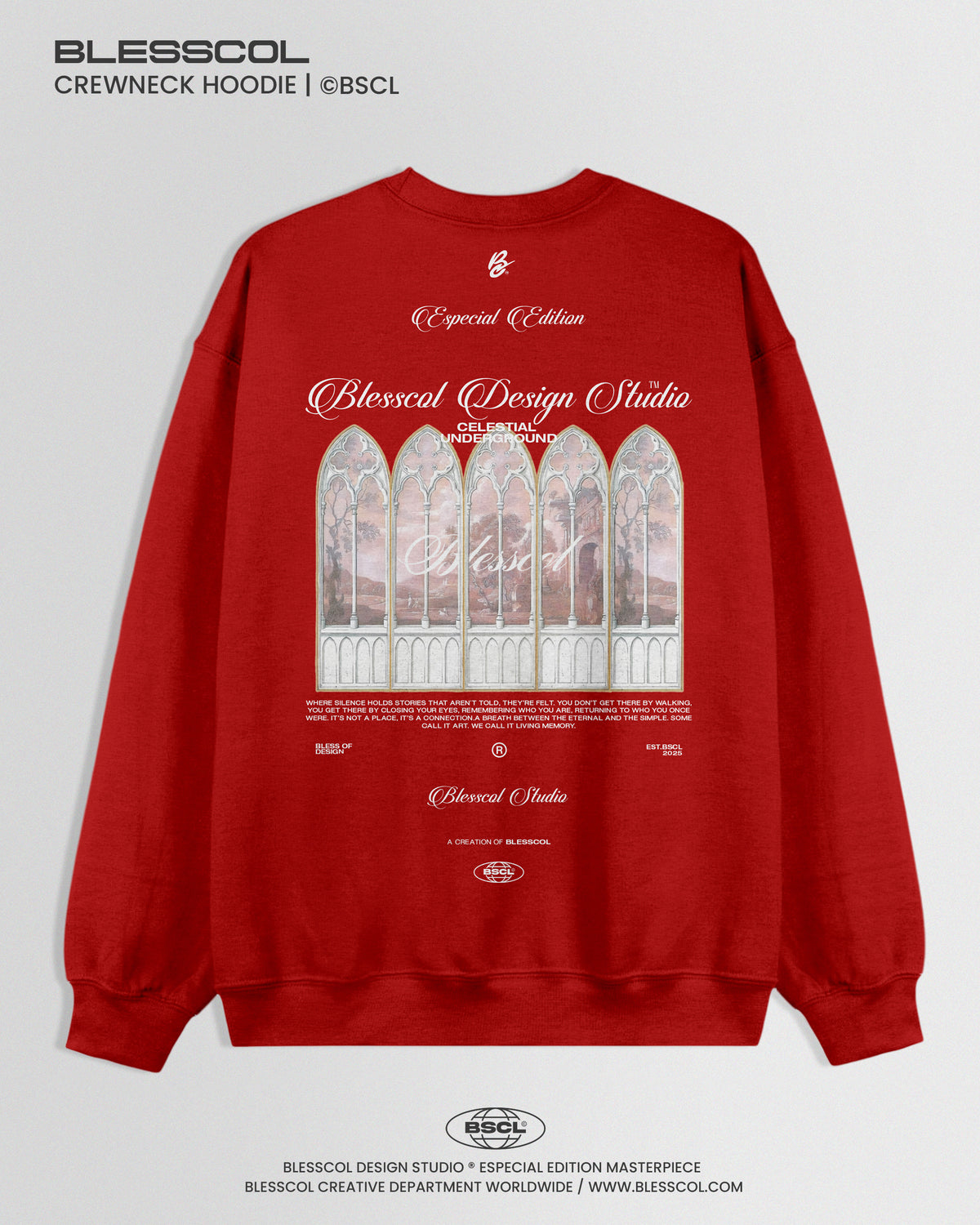 CREWNECK HOODIE STAINED GLASS EDITION