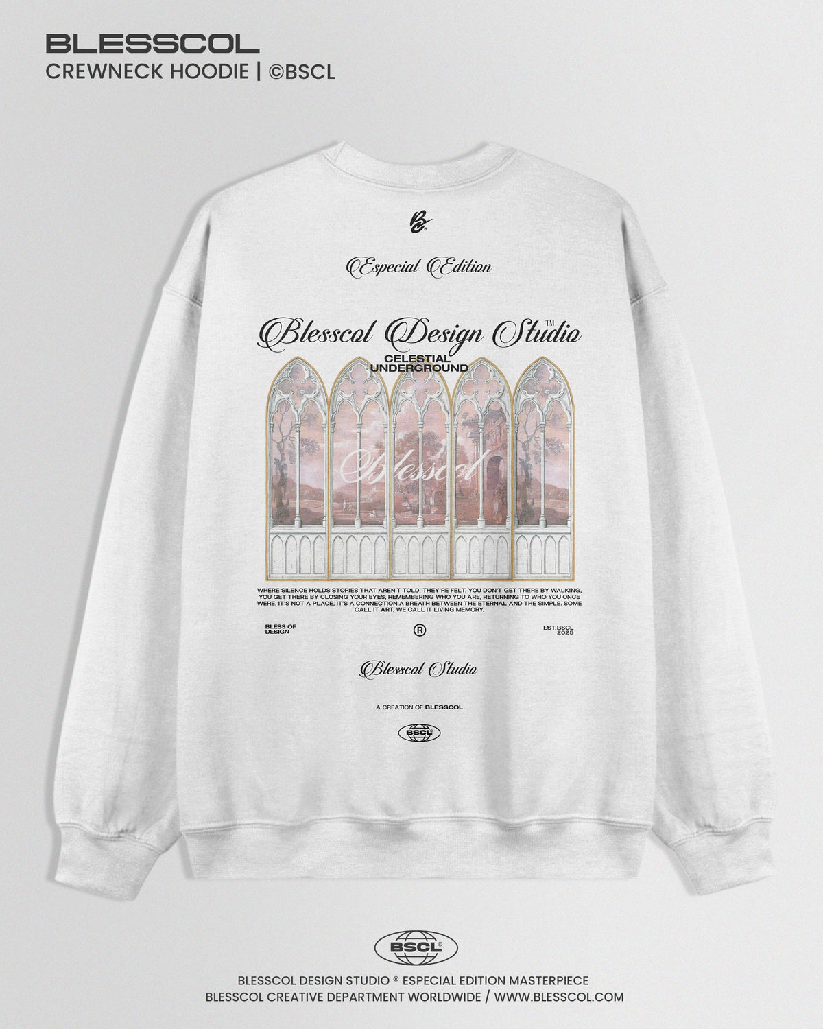 CREWNECK HOODIE STAINED GLASS EDITION