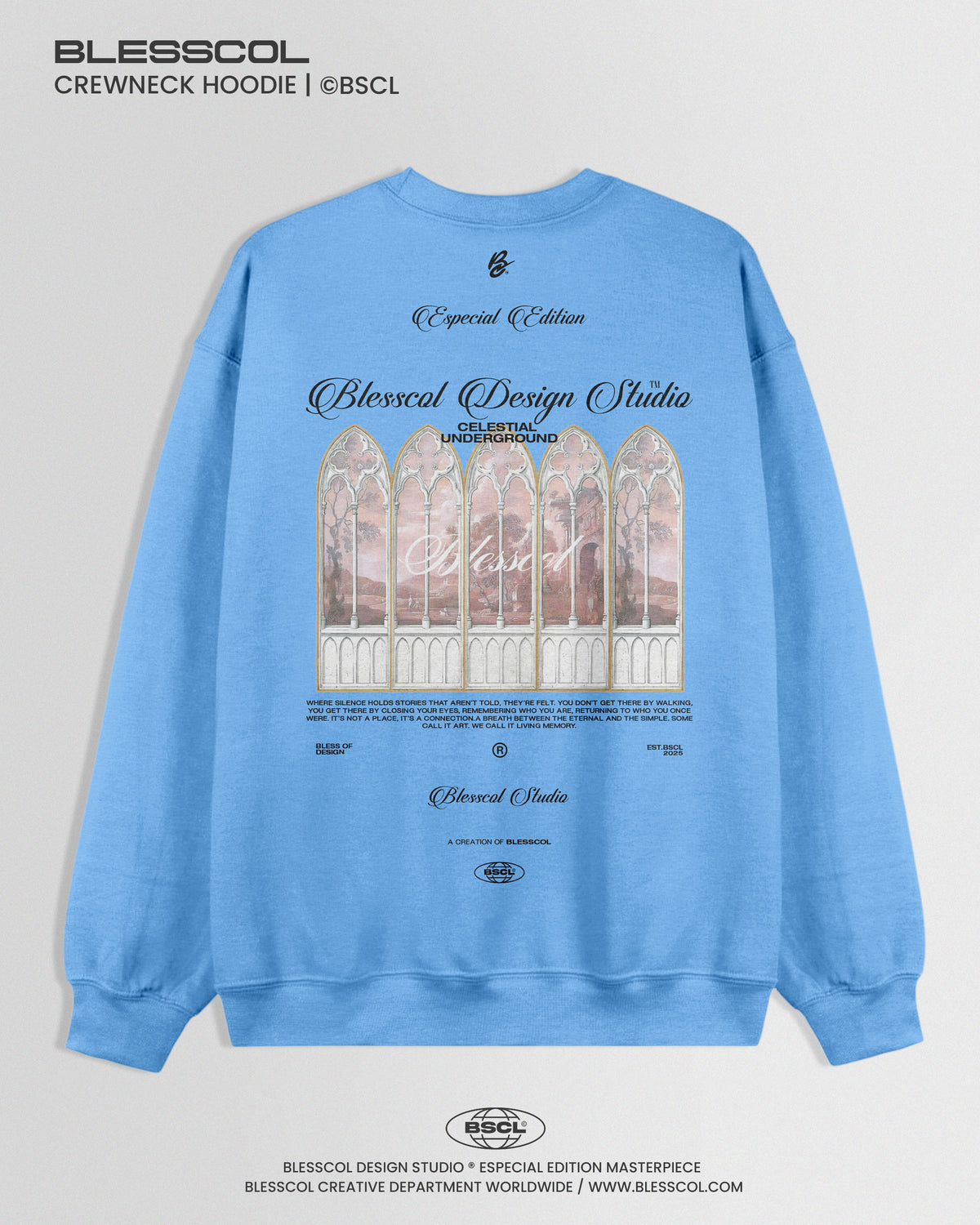 CREWNECK HOODIE STAINED GLASS EDITION