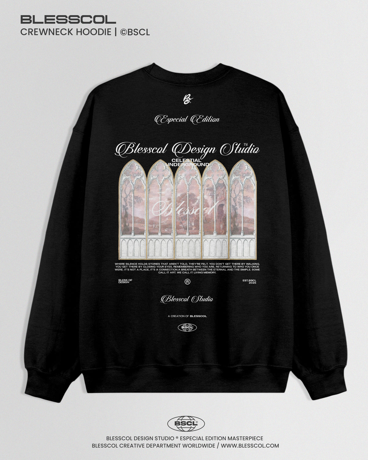 CREWNECK HOODIE STAINED GLASS EDITION