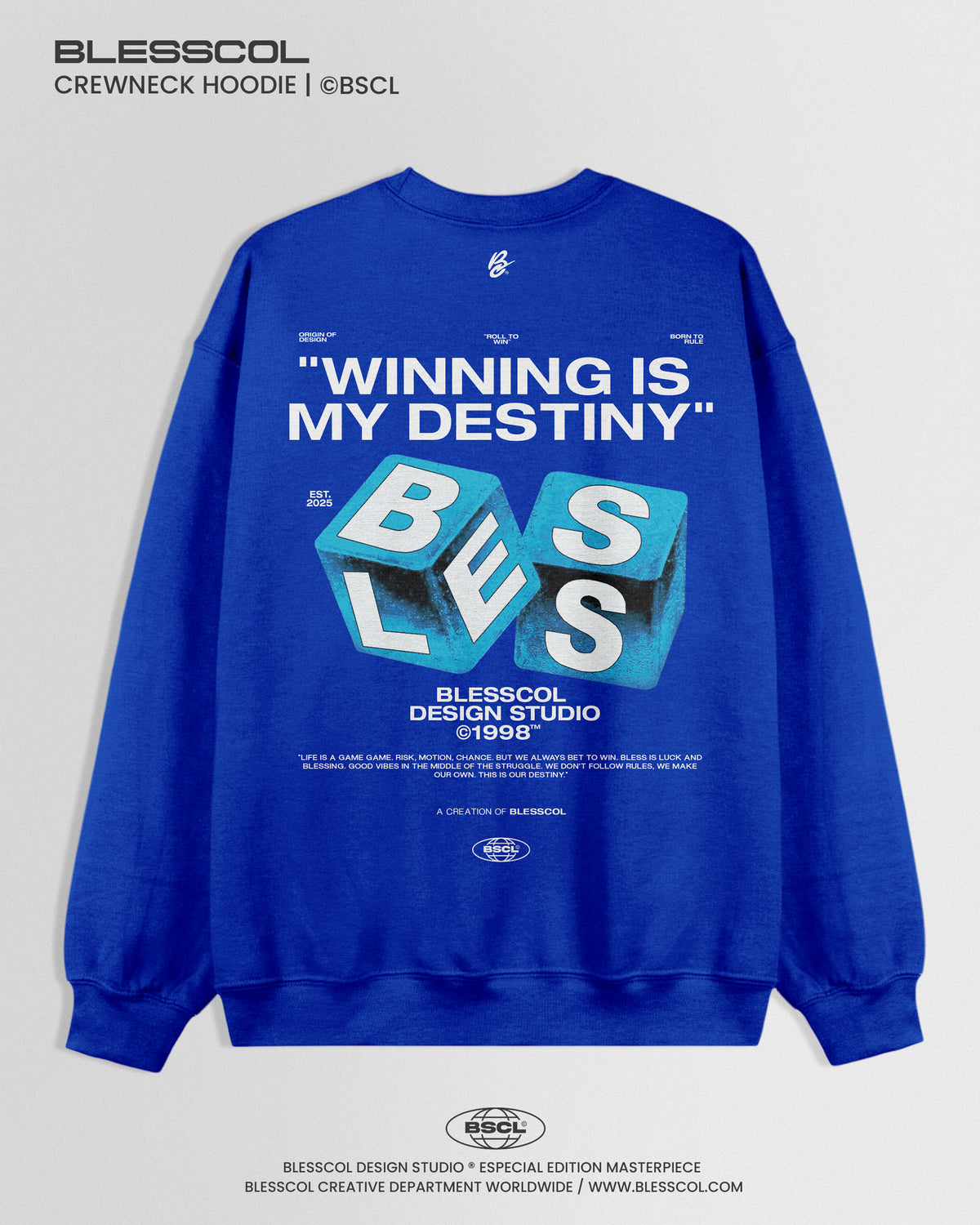 CREWNECK  HOODIE WINNNG IS MI DESTNY