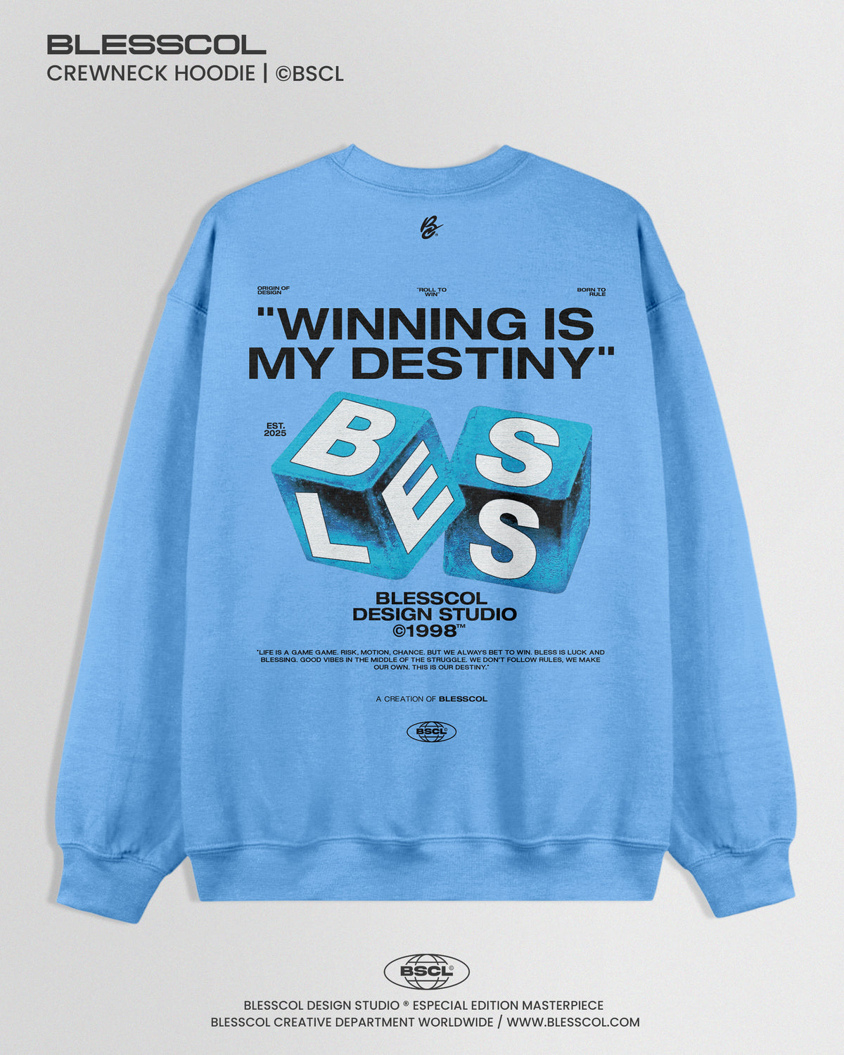 CREWNECK  HOODIE WINNNG IS MI DESTNY