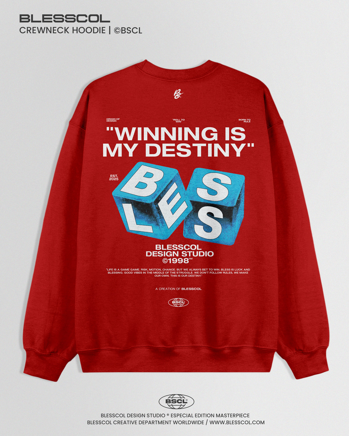 CREWNECK  HOODIE WINNNG IS MI DESTNY