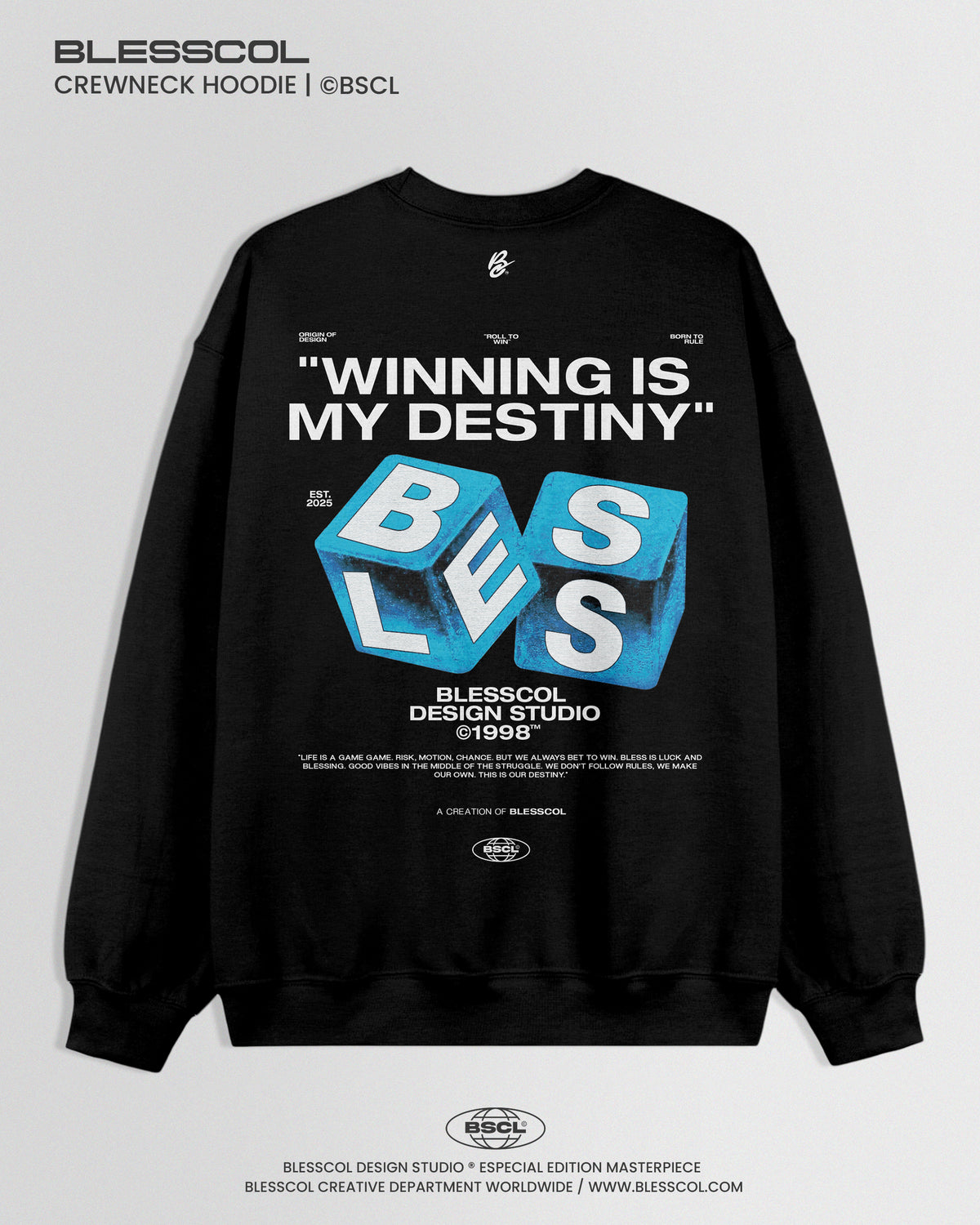 CREWNECK  HOODIE WINNNG IS MI DESTNY