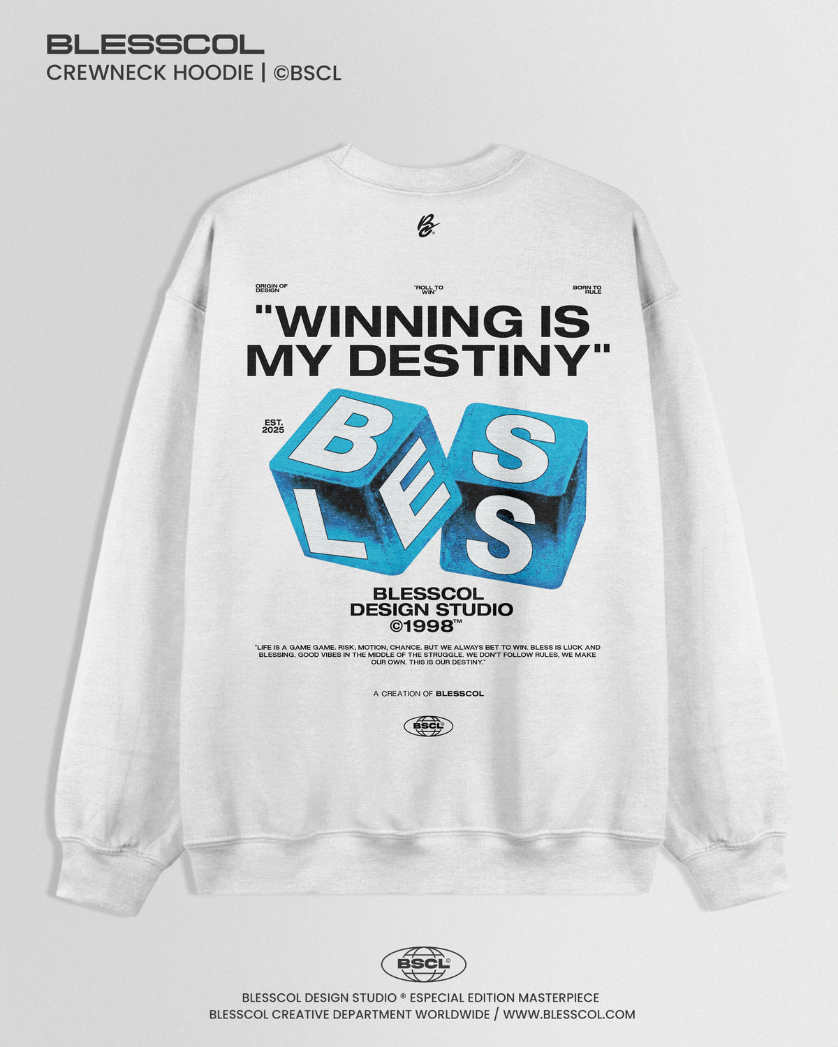 CREWNECK  HOODIE WINNNG IS MI DESTNY