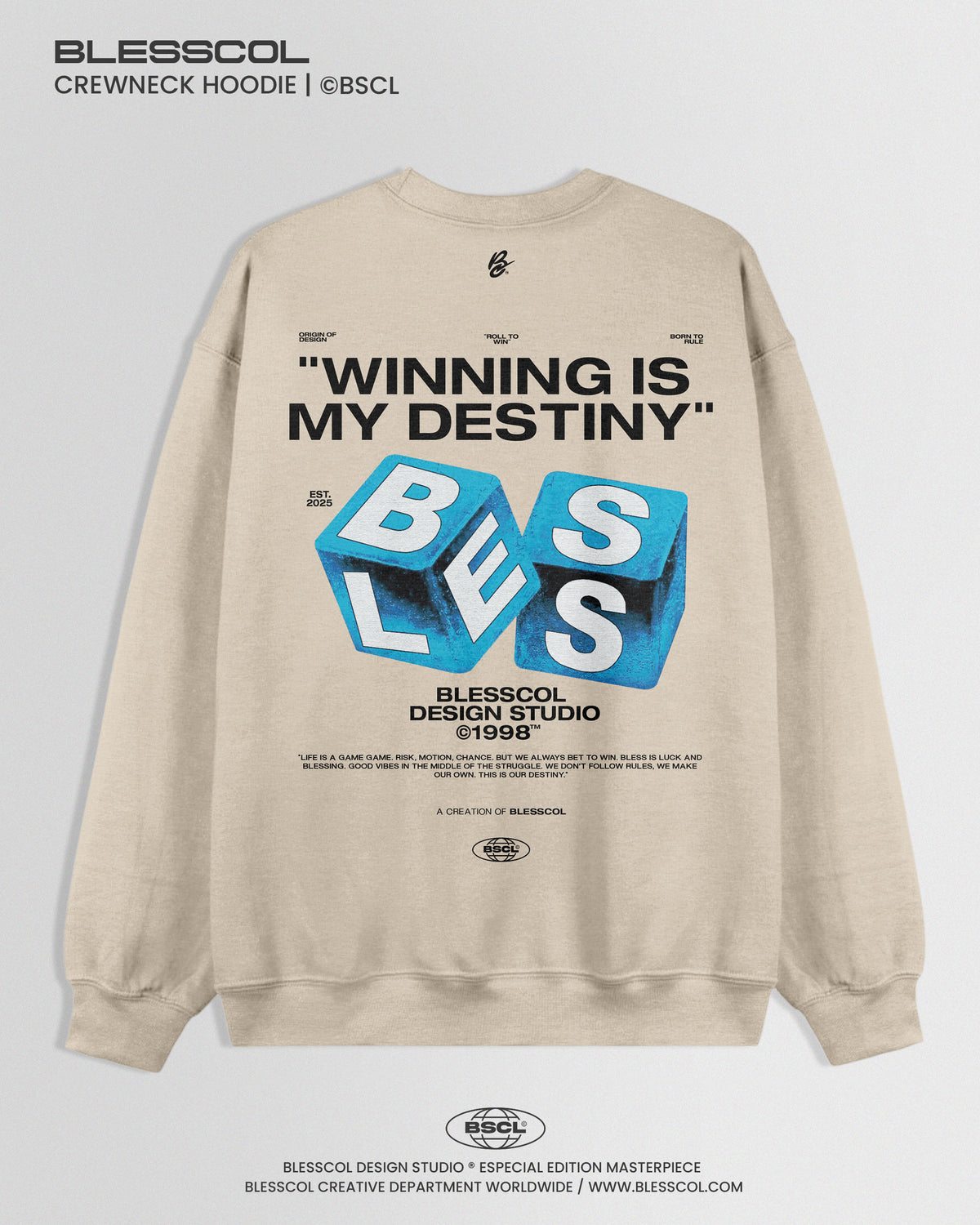 CREWNECK  HOODIE WINNNG IS MI DESTNY