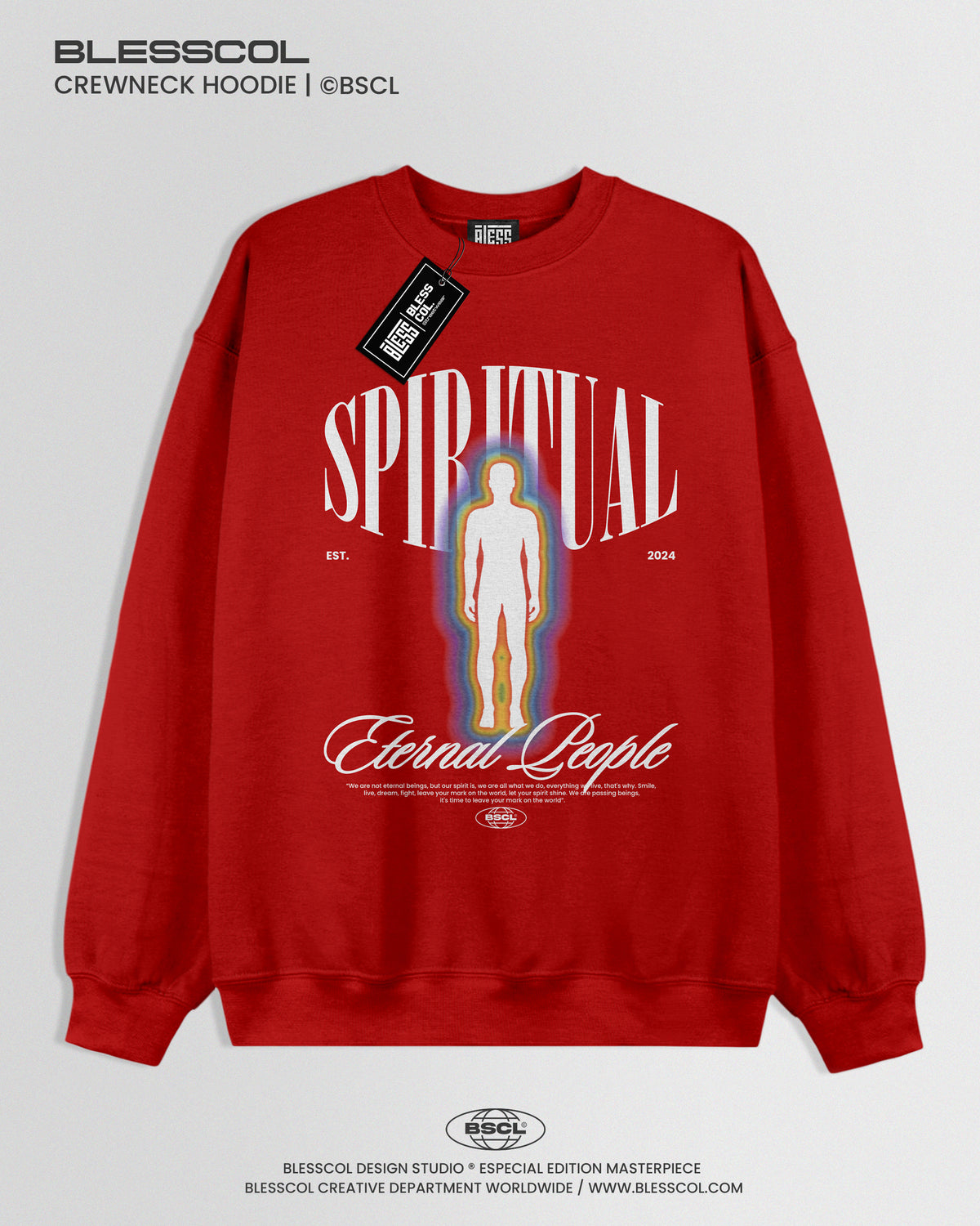 CREWNECKS HOODIE PIRITUAL ETERNAL PEOPLE