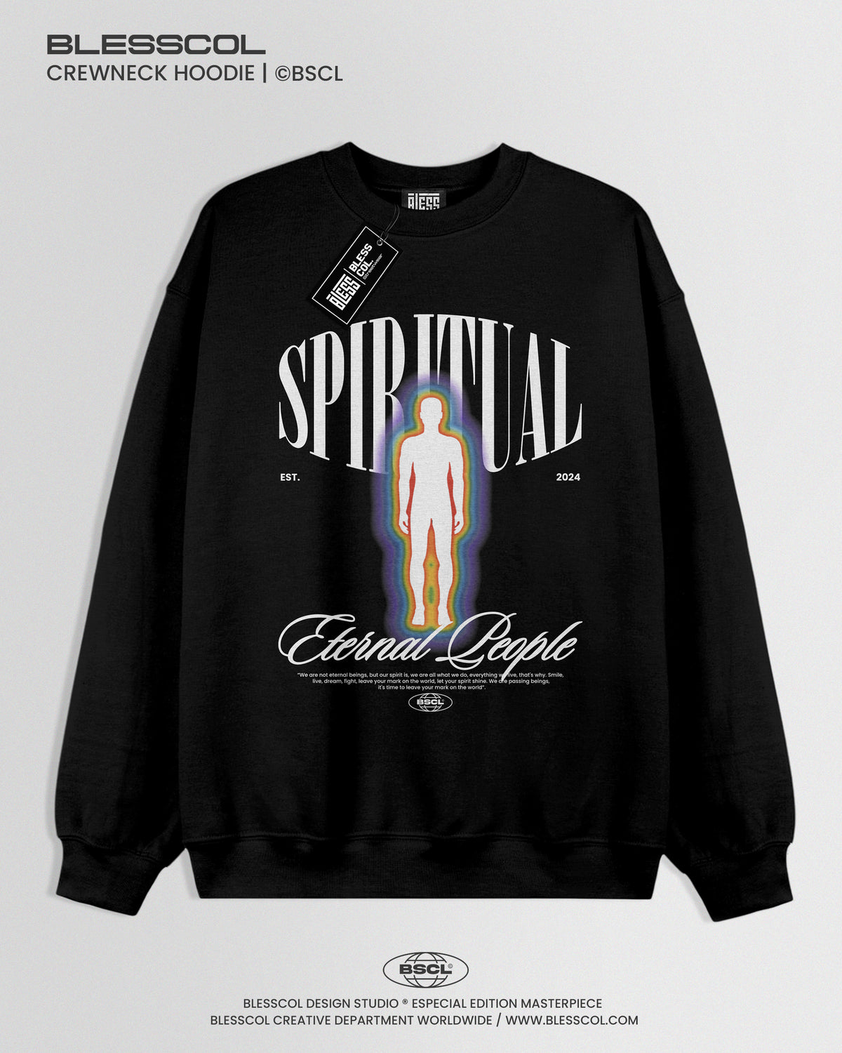 CREWNECKS HOODIE PIRITUAL ETERNAL PEOPLE