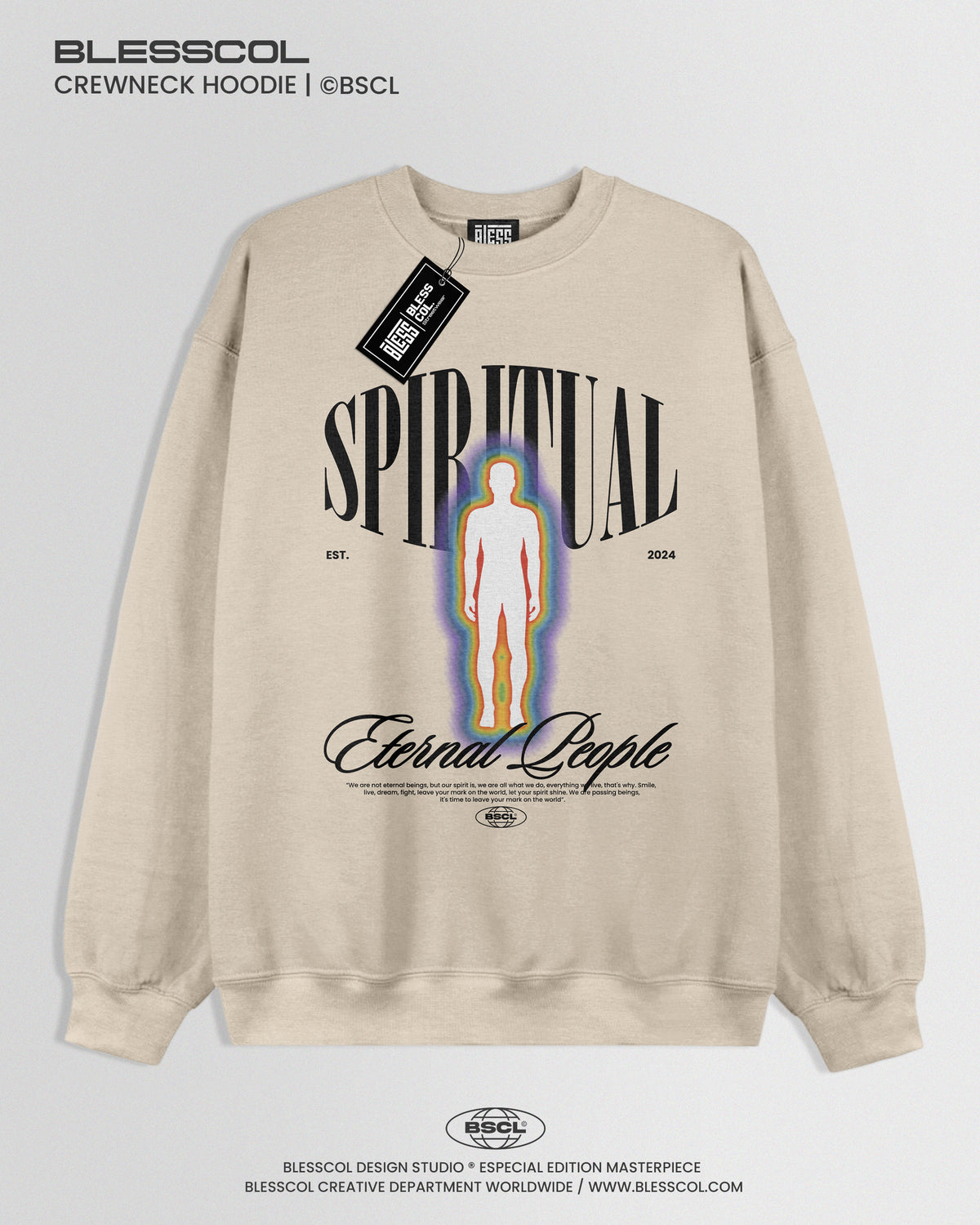 CREWNECKS HOODIE PIRITUAL ETERNAL PEOPLE
