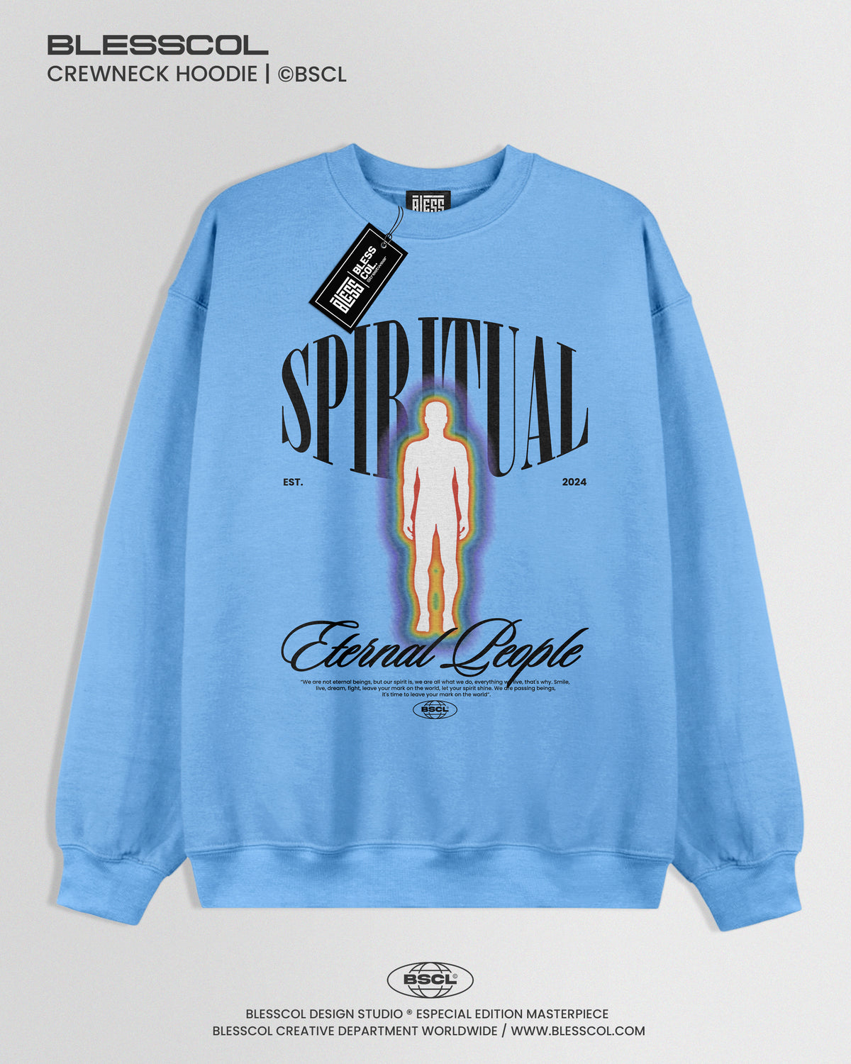 CREWNECKS HOODIE PIRITUAL ETERNAL PEOPLE
