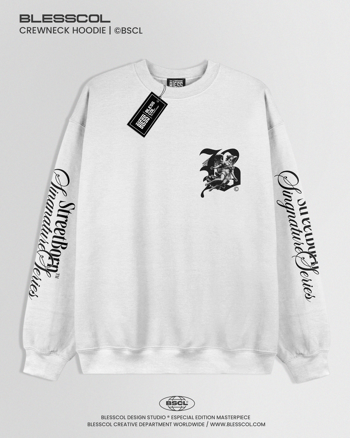 CREWNECK HOODIE STREETBOR B PREMIUM
