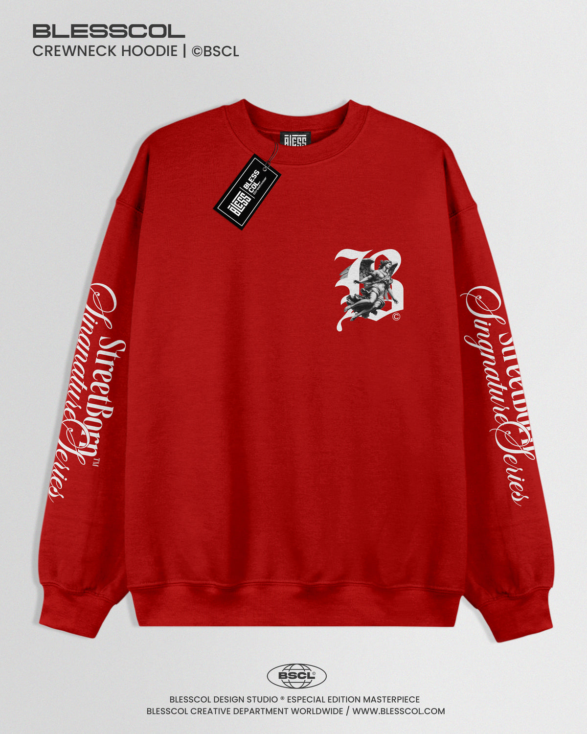 CREWNECK HOODIE STREETBOR B PREMIUM