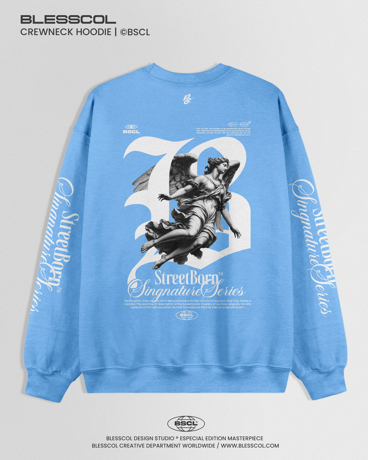 CREWNECK HOODIE STREETBOR B PREMIUM