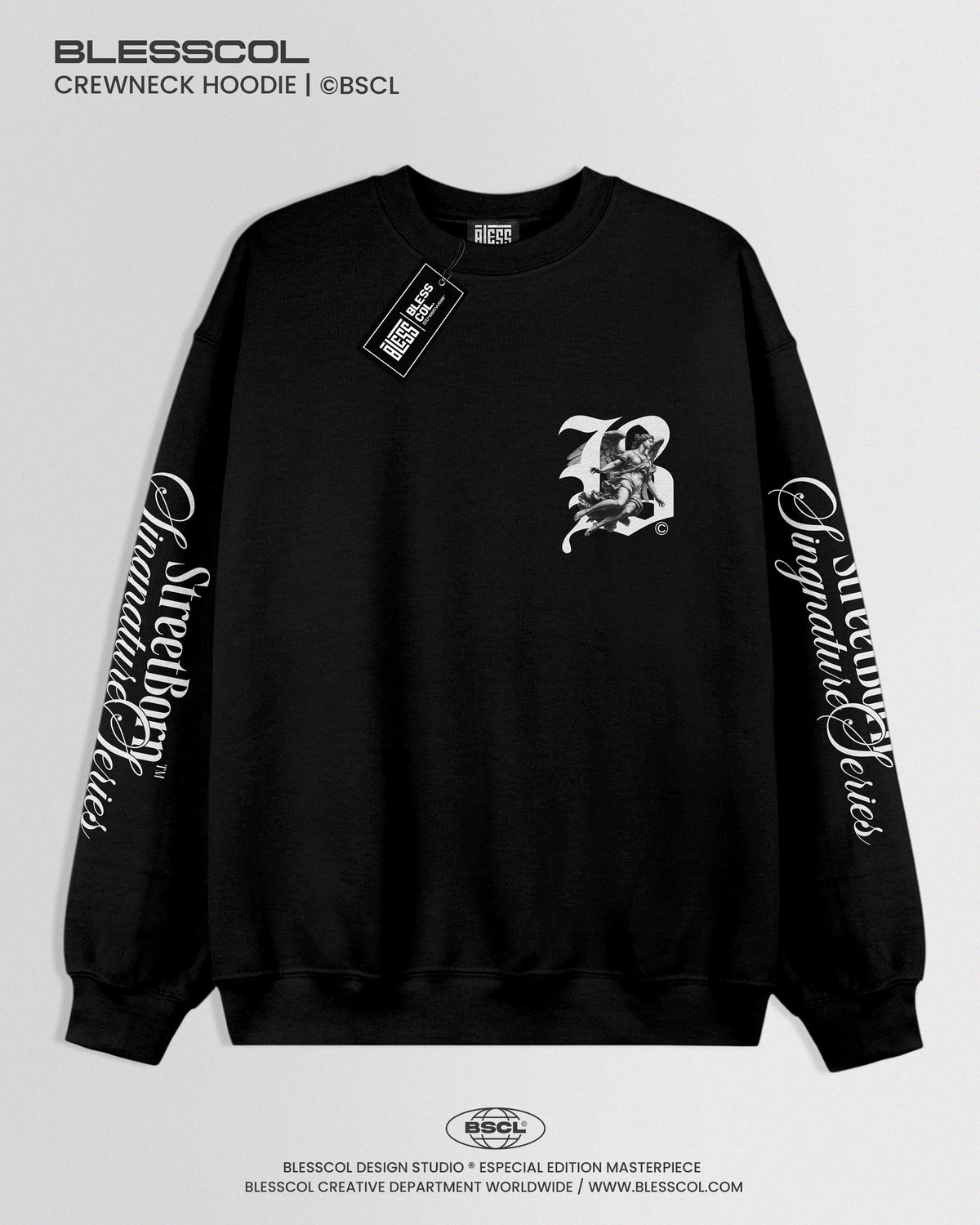 CREWNECK HOODIE STREETBOR B PREMIUM