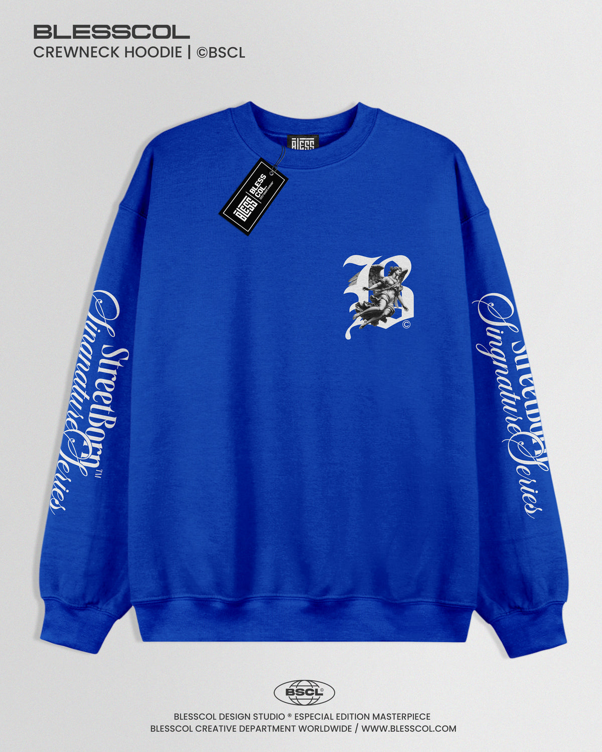 CREWNECK HOODIE STREETBOR B PREMIUM