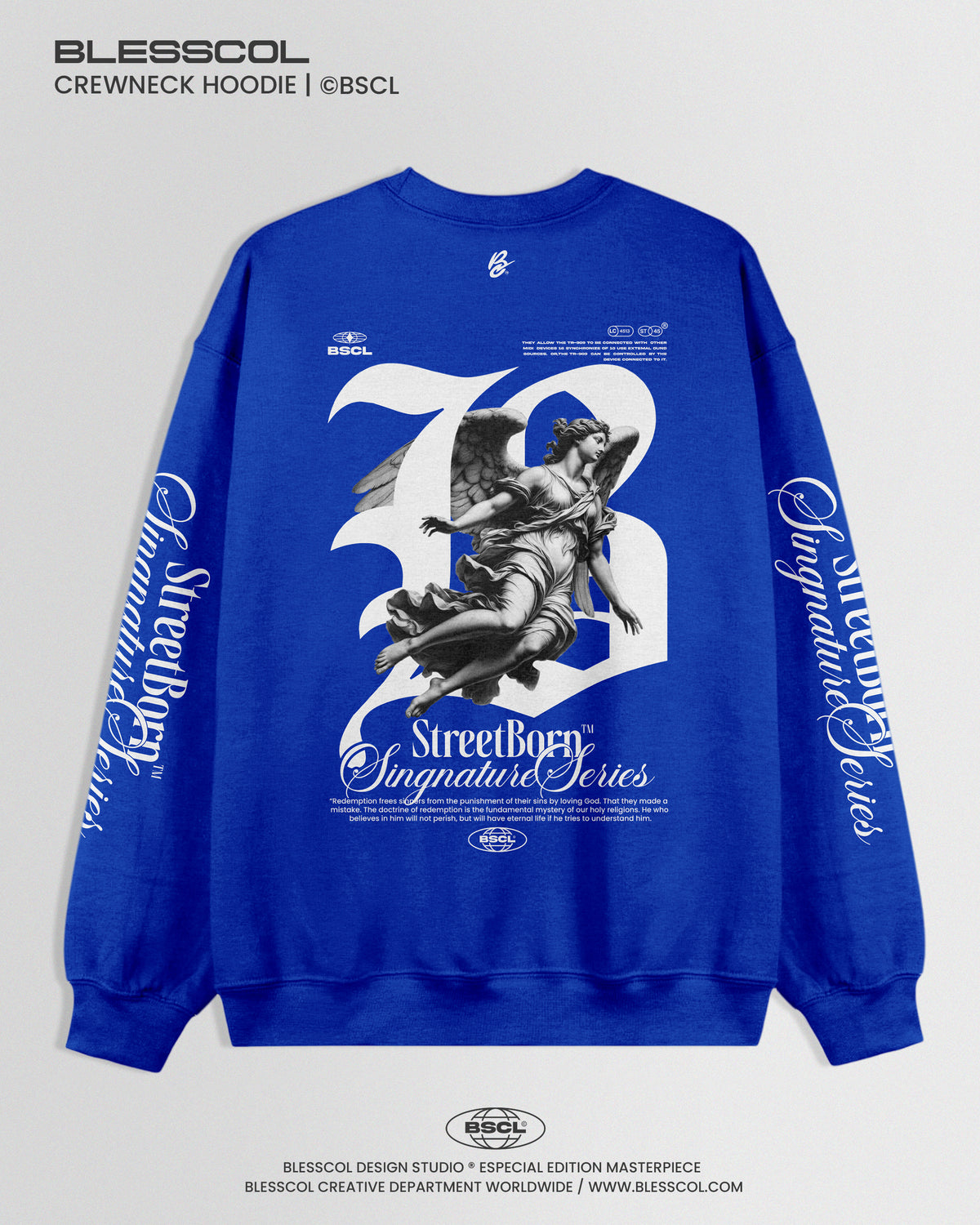 CREWNECK HOODIE STREETBOR B PREMIUM