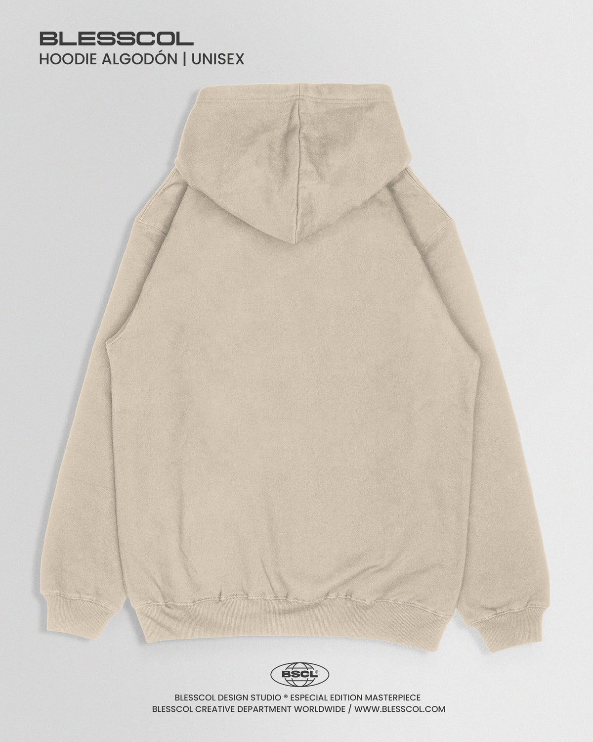 HOODIE ESSENTIAL BASICO BEIGE