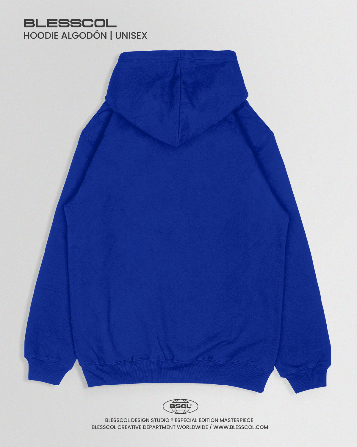 HOODIE ESSENTIAL BASICO AZUL