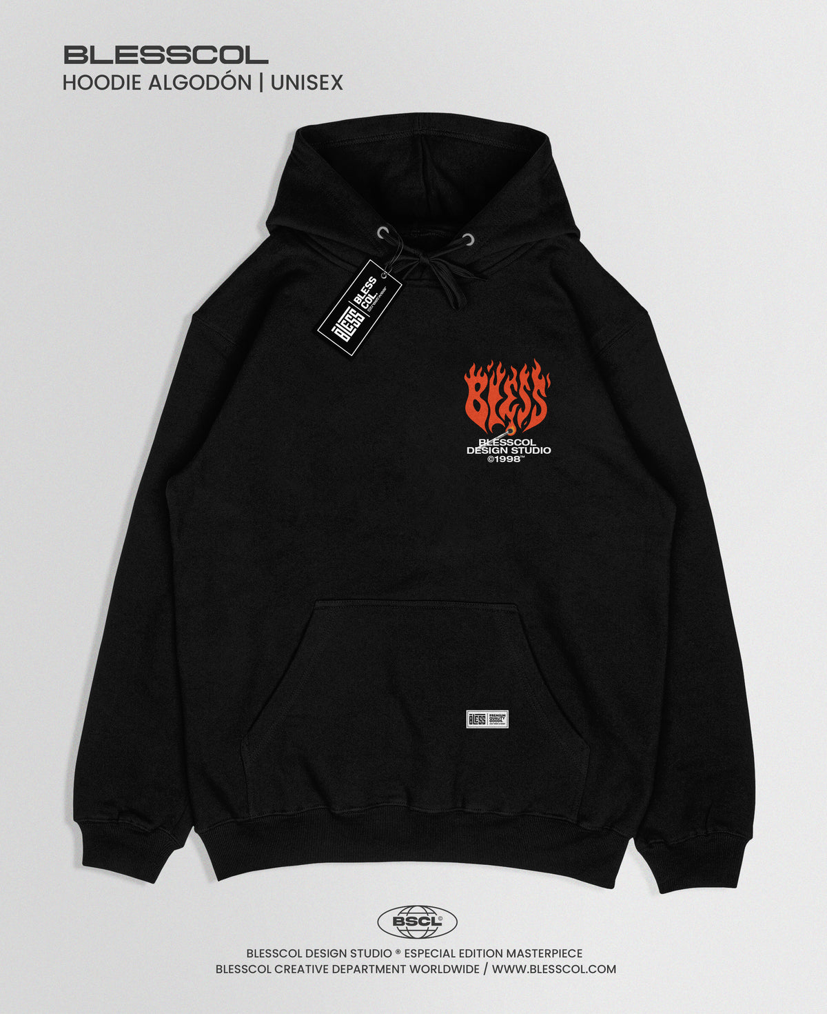 HOODIE BLESS ON FIRE BSCL