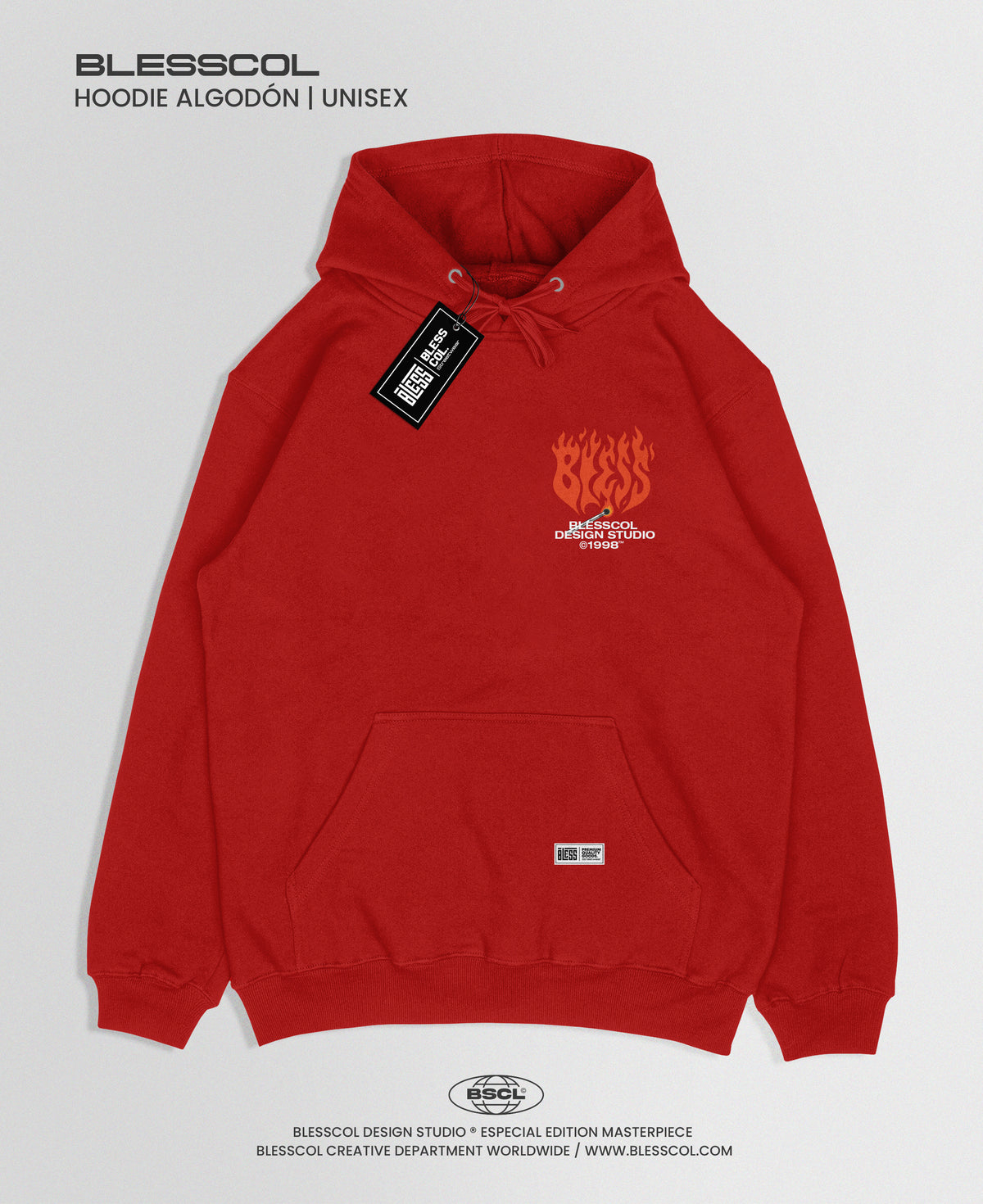 HOODIE BLESS ON FIRE BSCL