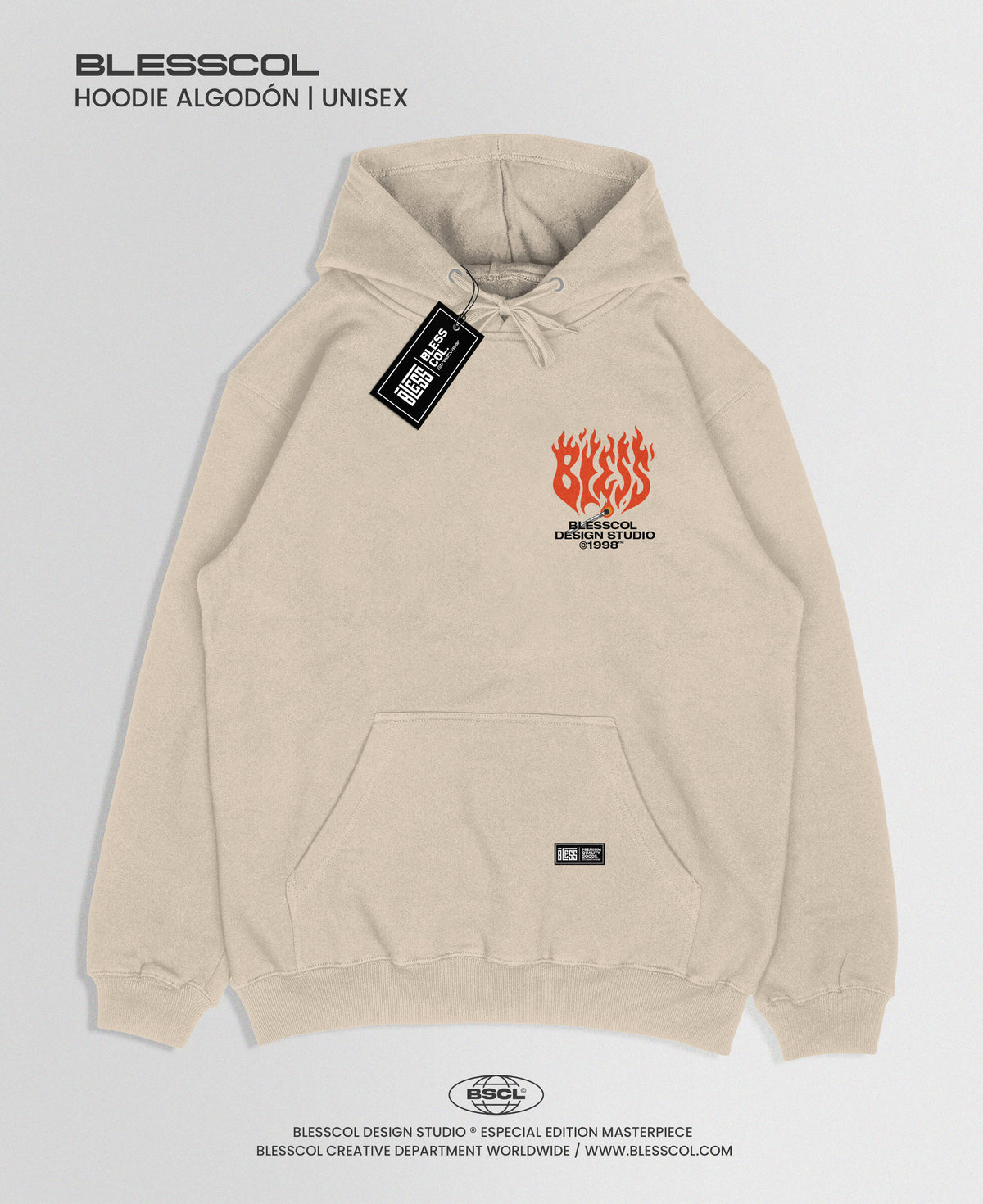 HOODIE BLESS ON FIRE BSCL