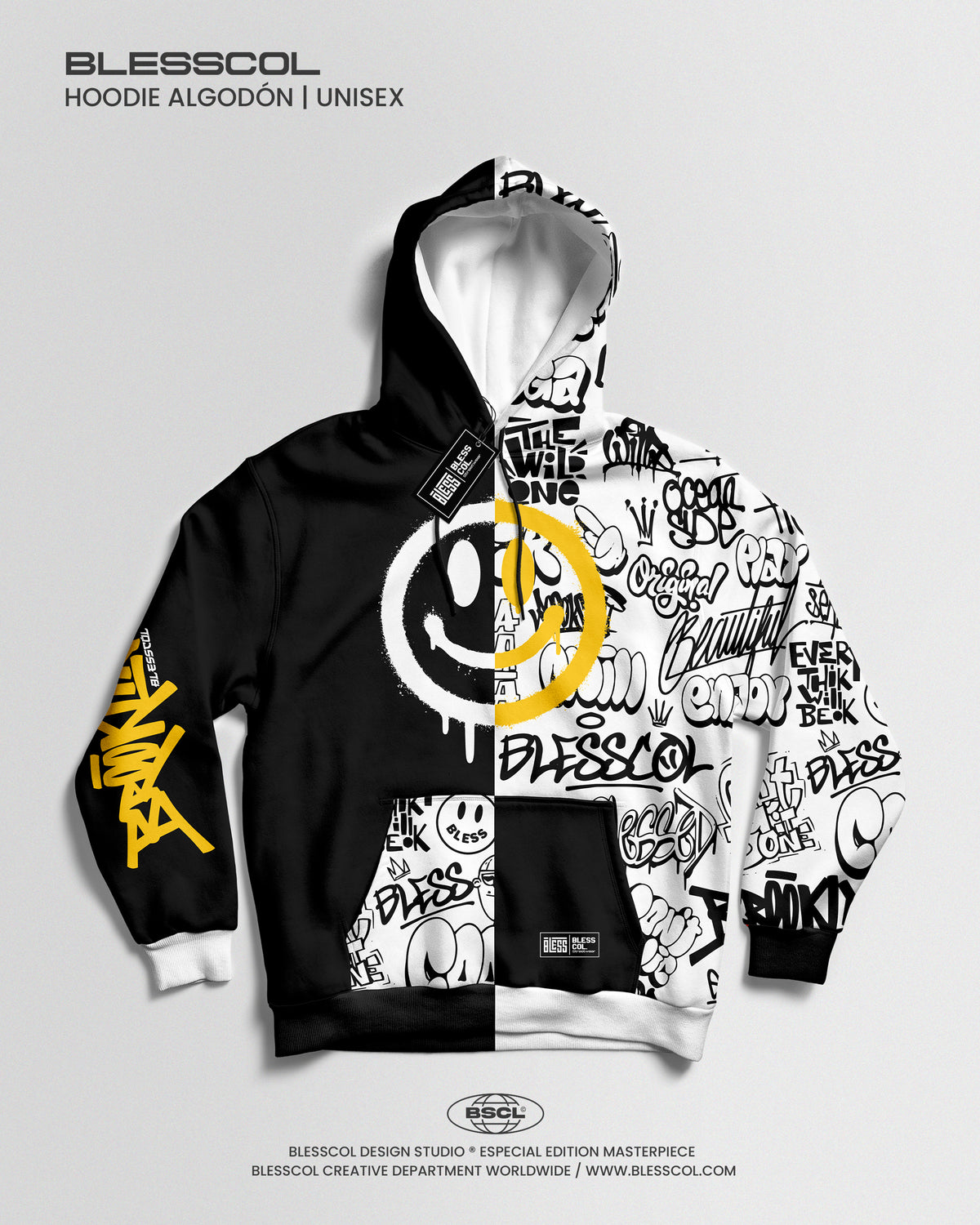 HOODIE BROOKLY GRAFFITI BSCL