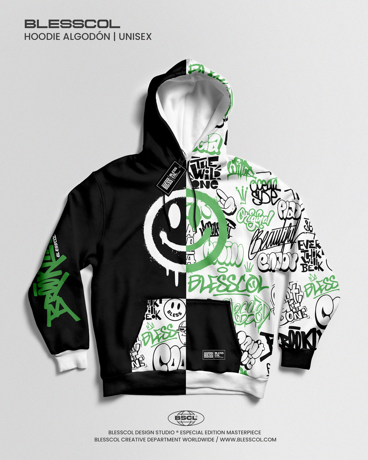 HOODIE BROOKLY GRAFFITI BSCL