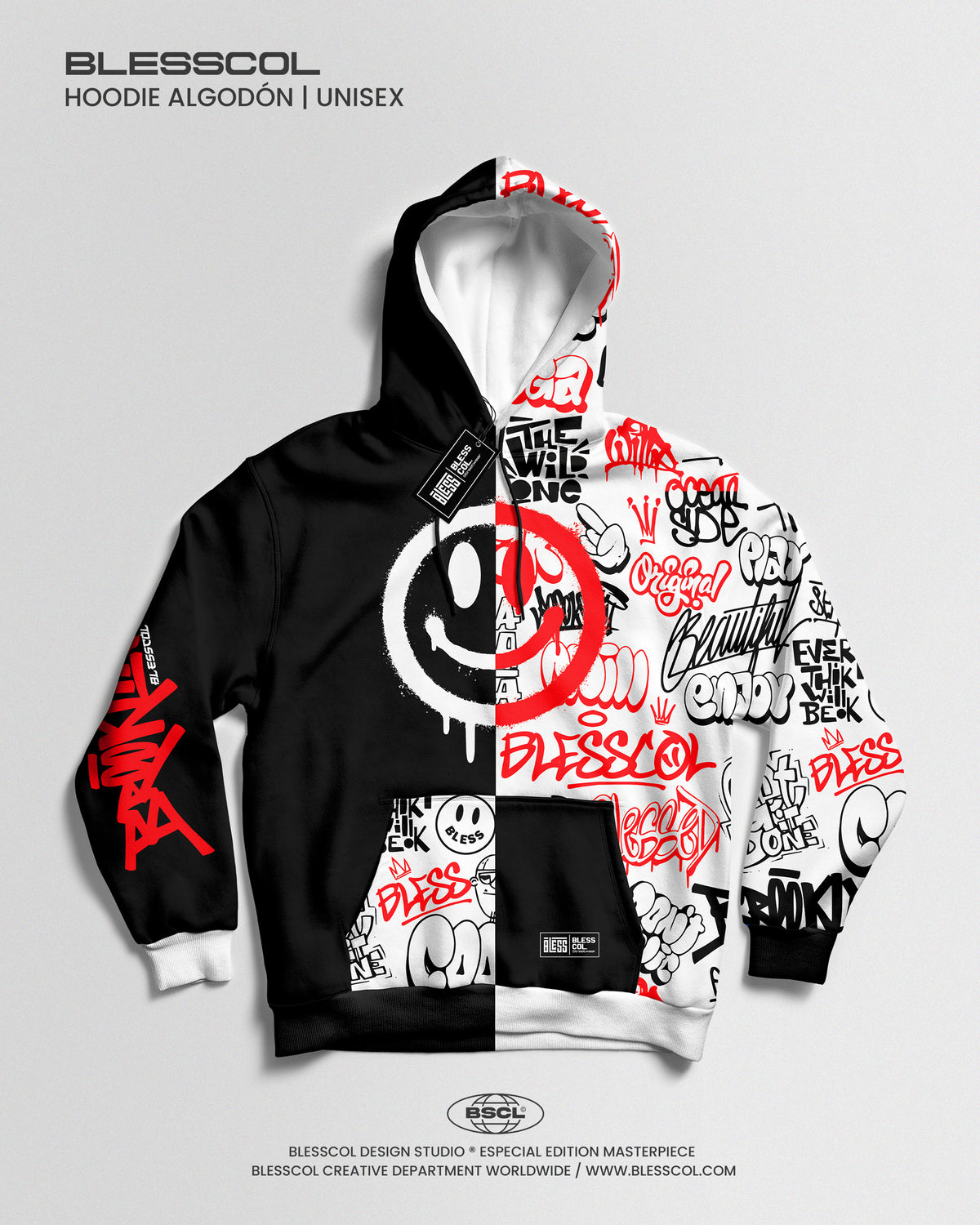 HOODIE BROOKLY GRAFFITI BSCL