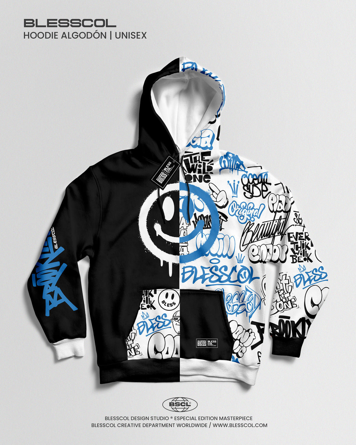 HOODIE BROOKLY GRAFFITI BSCL