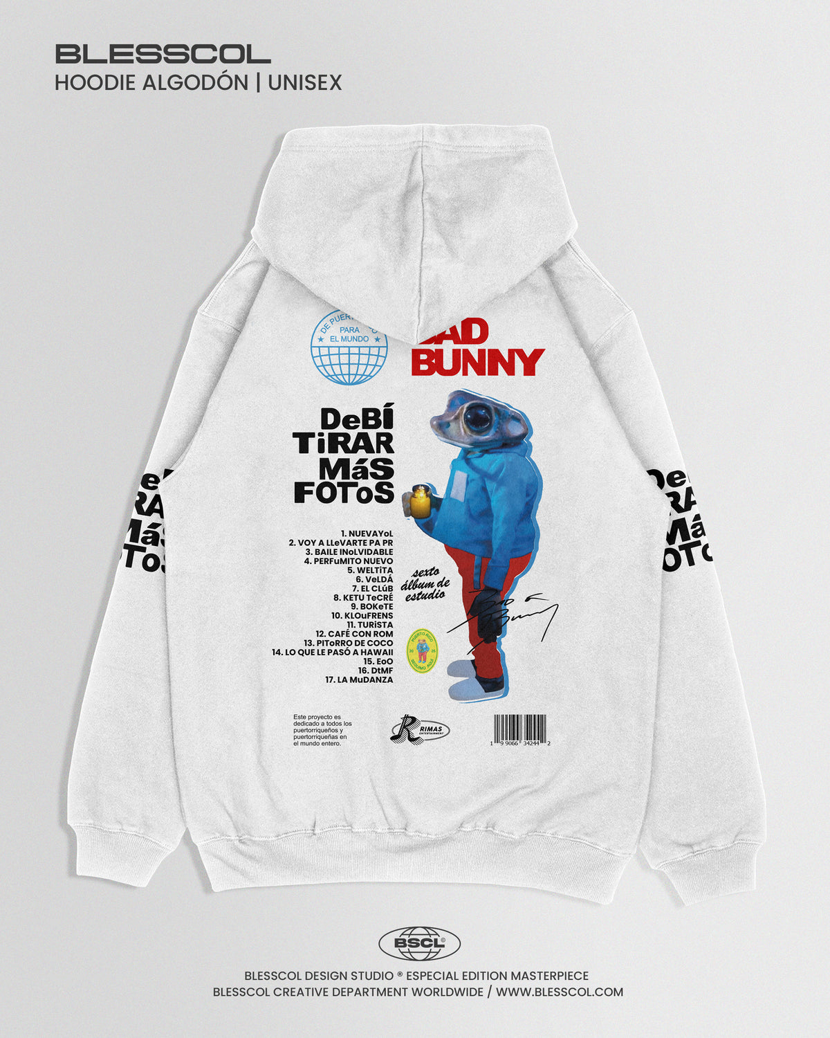 HOODIE DEBI TOMAR MAS FOTOS BAD BUNNY CONCHO DTmF