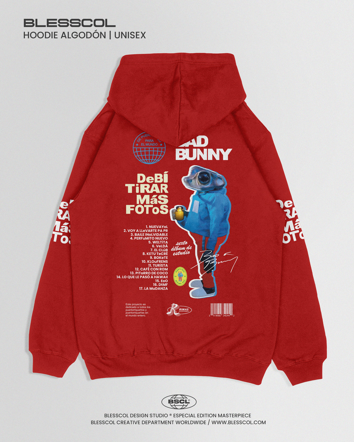 HOODIE DEBI TOMAR MAS FOTOS BAD BUNNY CONCHO DTmF
