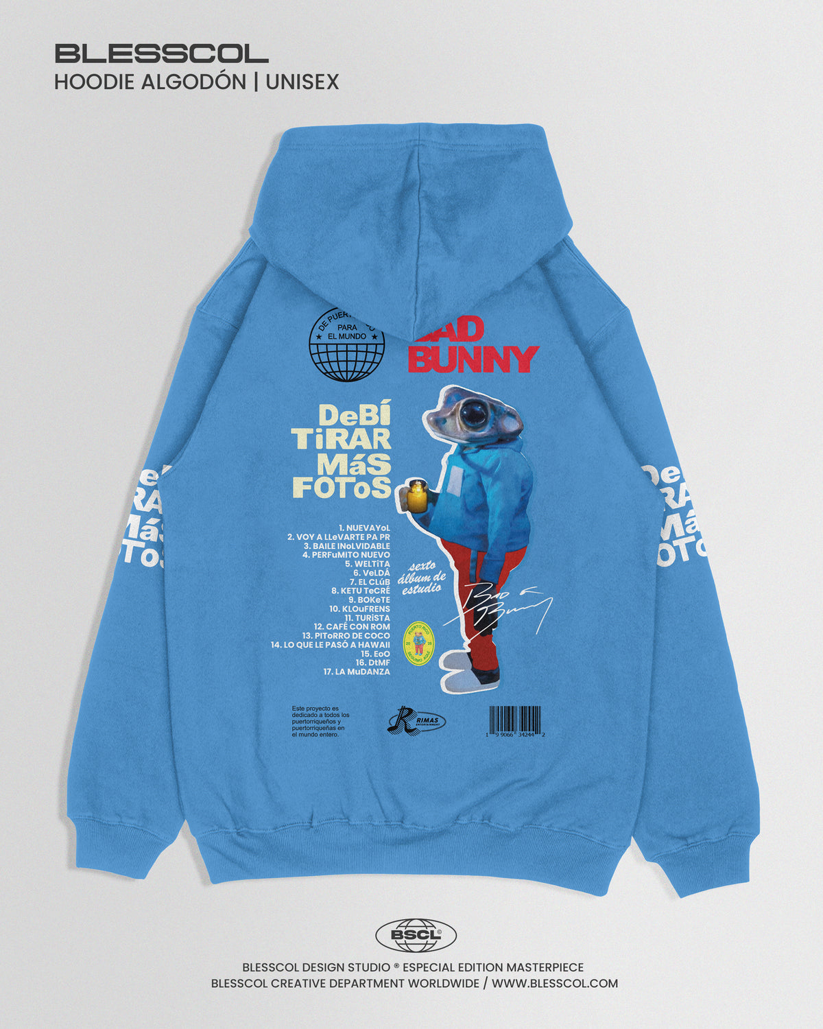 HOODIE DEBI TOMAR MAS FOTOS BAD BUNNY CONCHO DTmF
