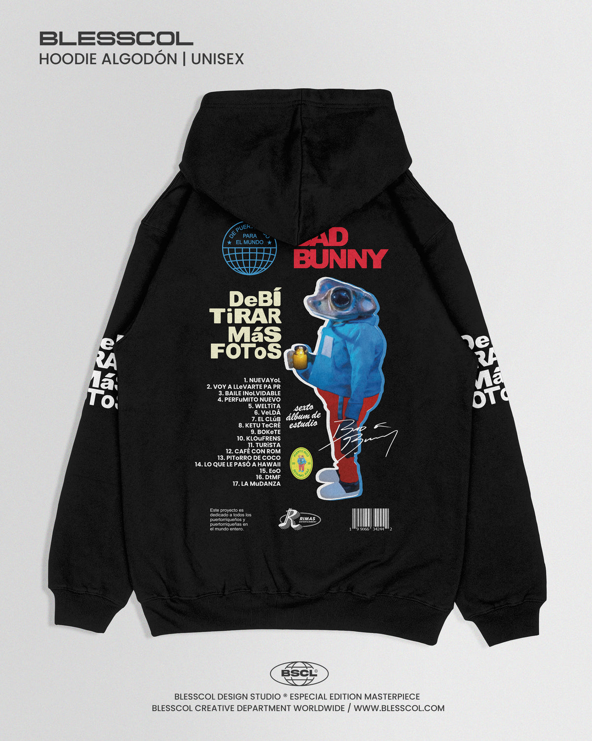 HOODIE DEBI TOMAR MAS FOTOS BAD BUNNY CONCHO DTmF
