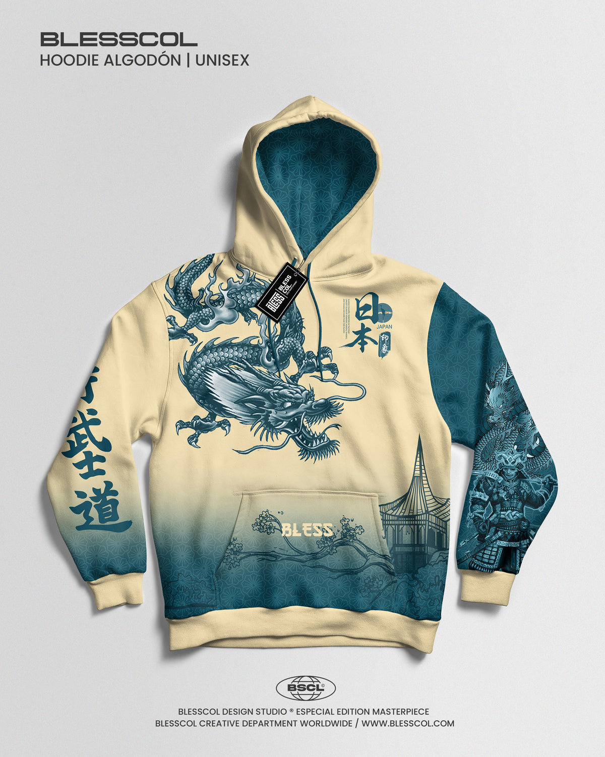 HOODIE DRAGÓN JAPONÉS IMPERIAL