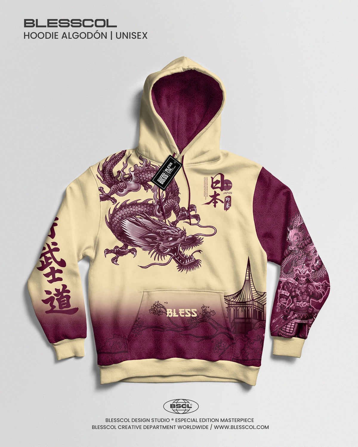 HOODIE DRAGÓN JAPONÉS IMPERIAL