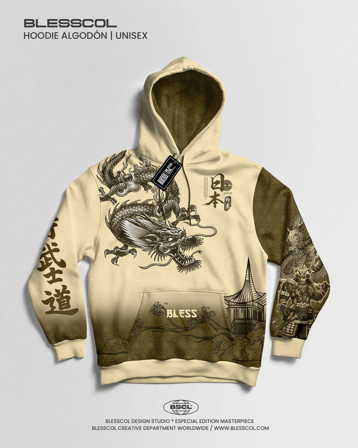 HOODIE DRAGÓN JAPONÉS IMPERIAL