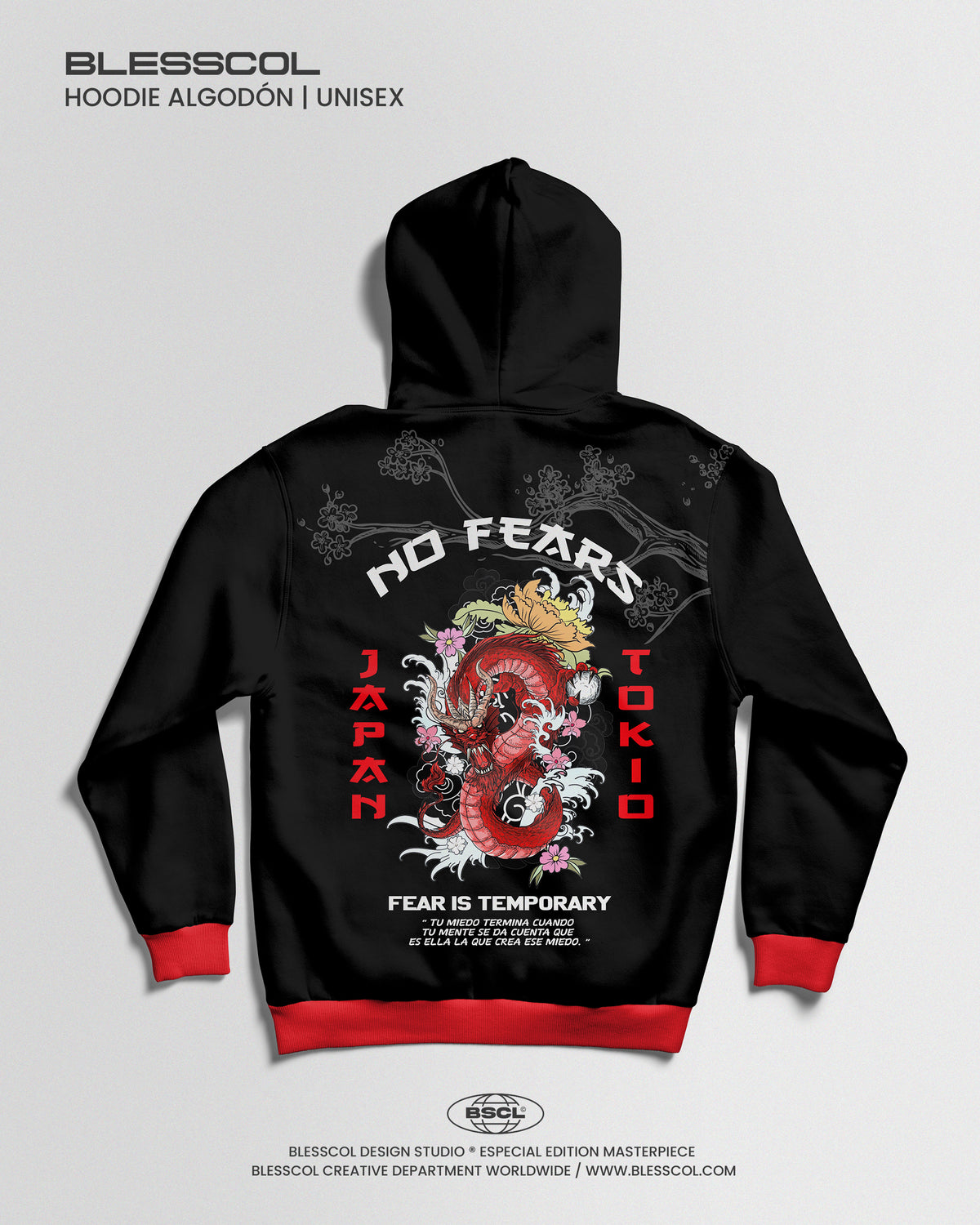 HOODIE DRAGON NO FEAR LEGACY