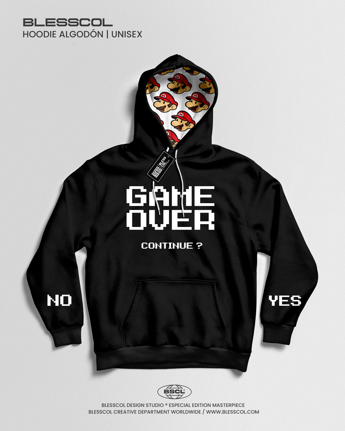 HOODIE GAME OVER MARIO EDITION
