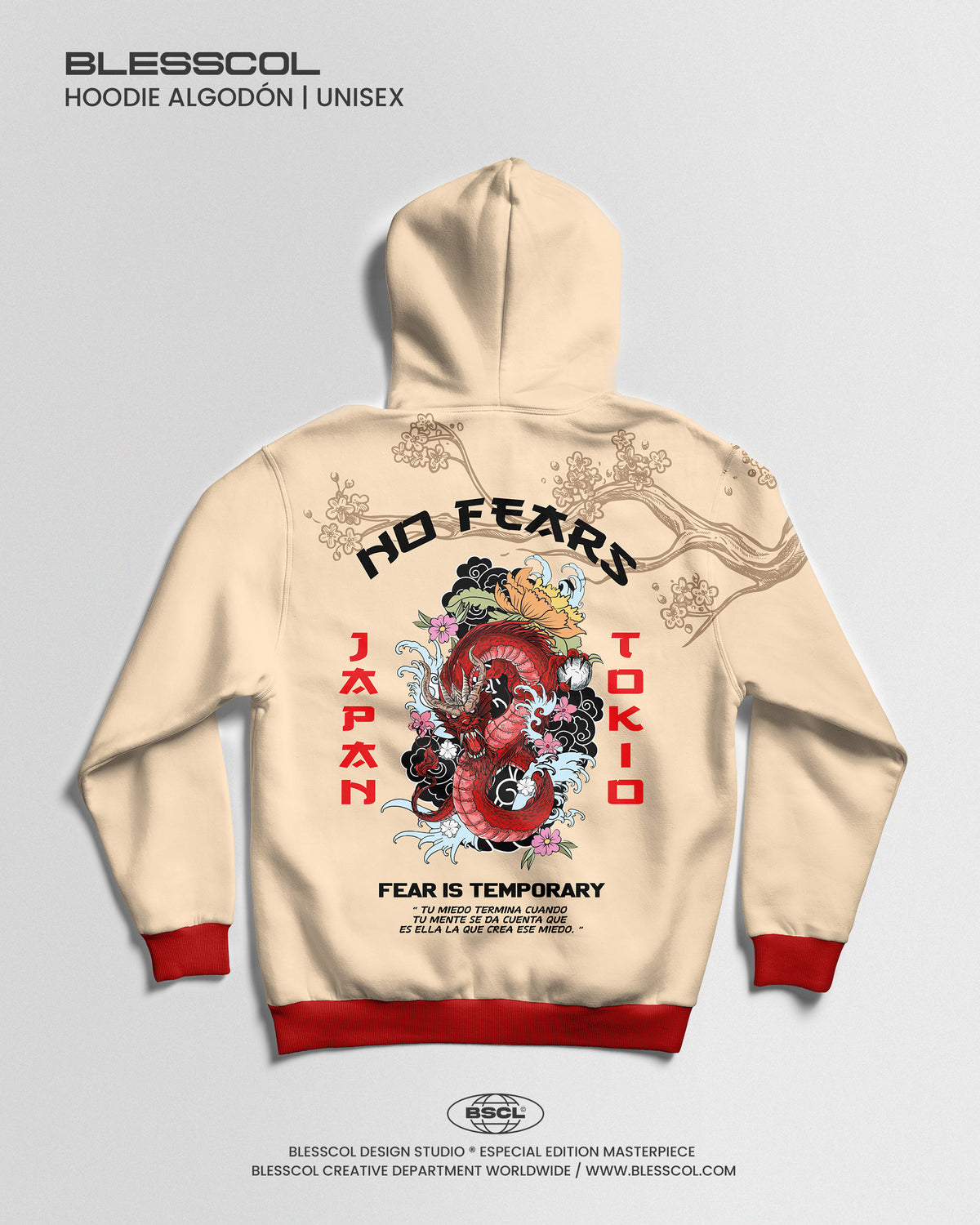 HOODIE JAPAN TOKIO NO FEAR BS
