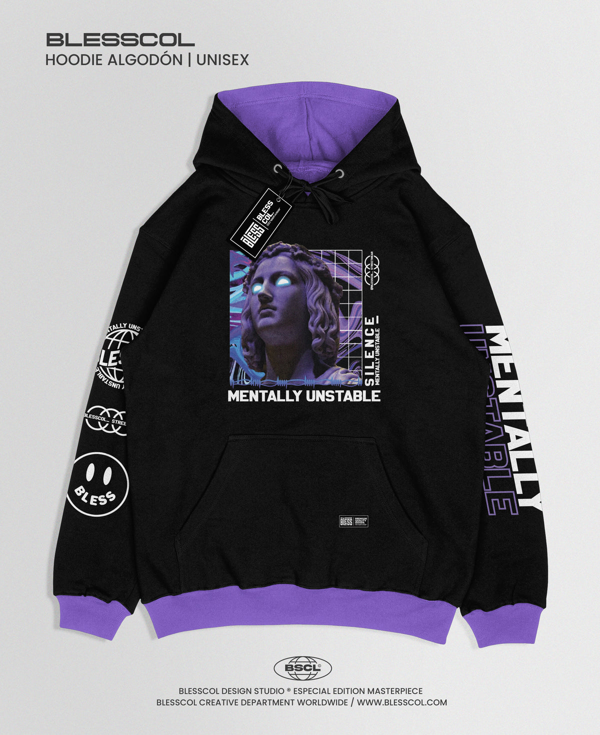 HOODIE MENTALLY UNSTABLE BSCL