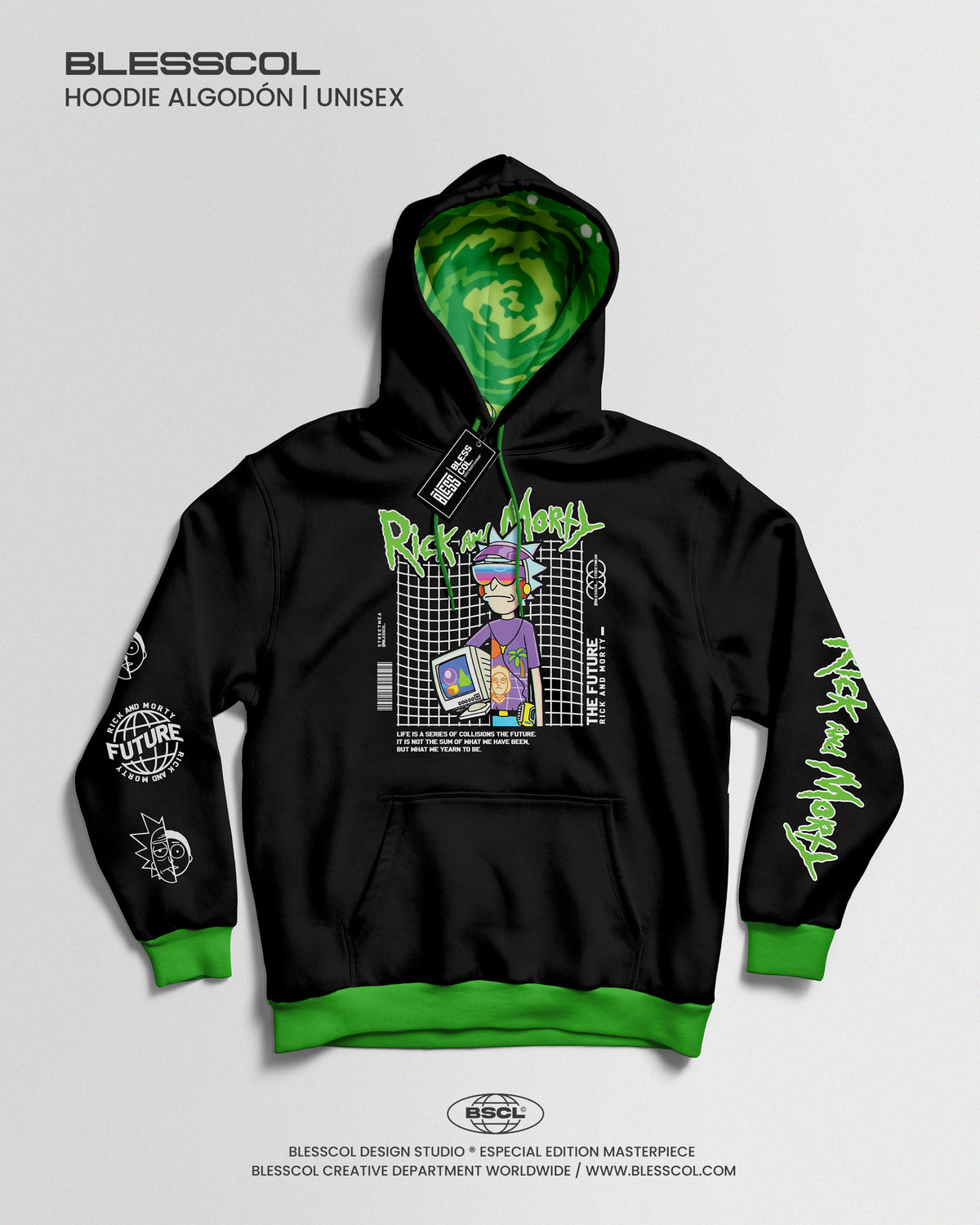 HOODIE RICK MORTY FUTURE EDITION